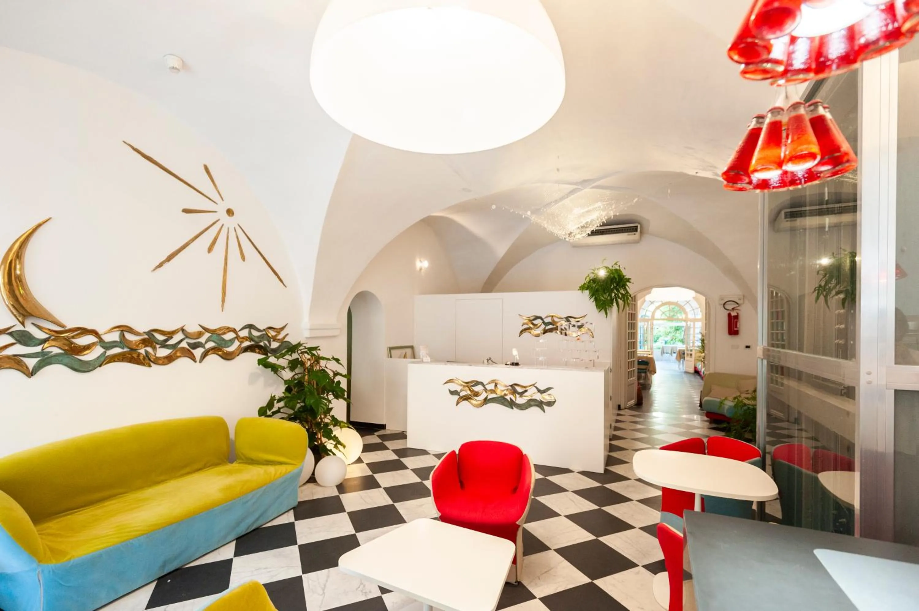 Lobby or reception in Hotel Melograno