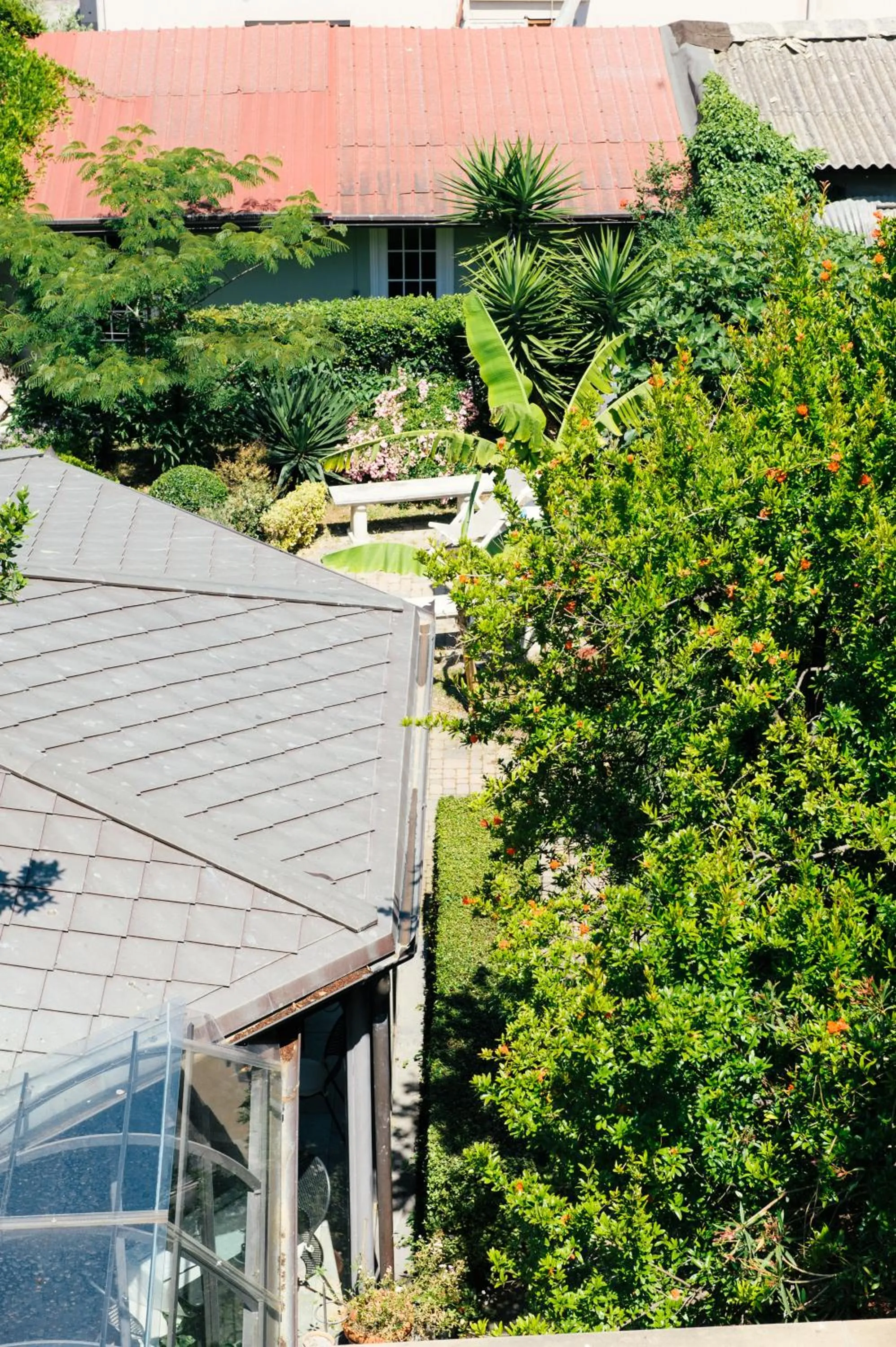 Garden view in Hotel Melograno