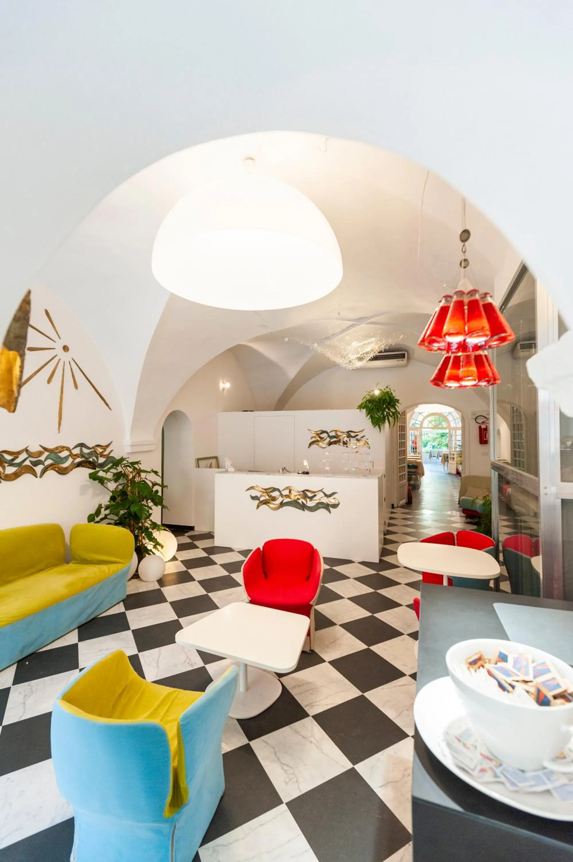 Lobby or reception in Hotel Melograno