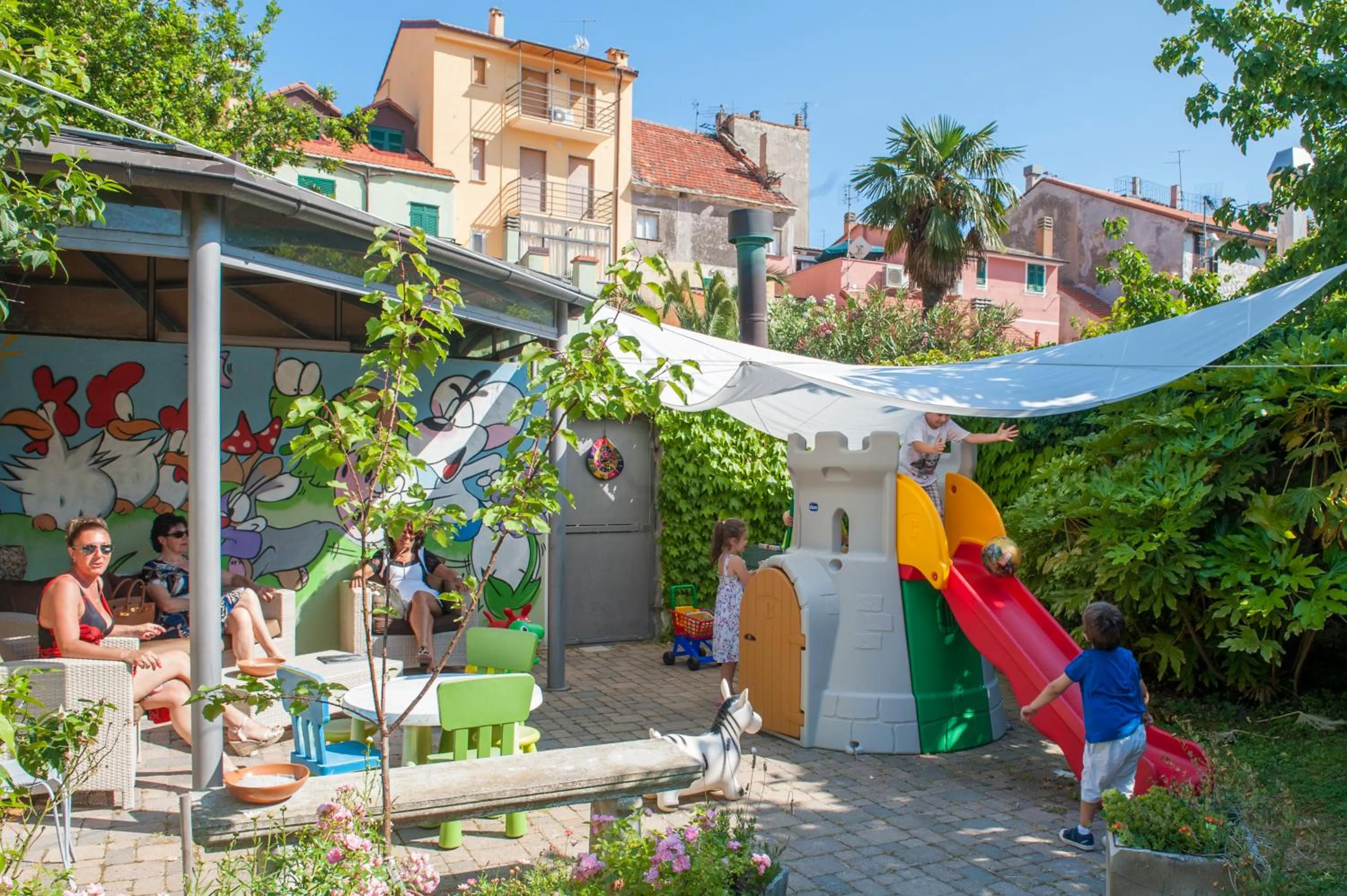 Garden in Hotel Melograno
