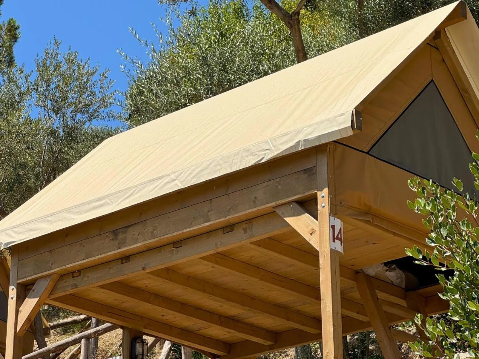 Property building in Hostel & Glamping Santa Fortunata