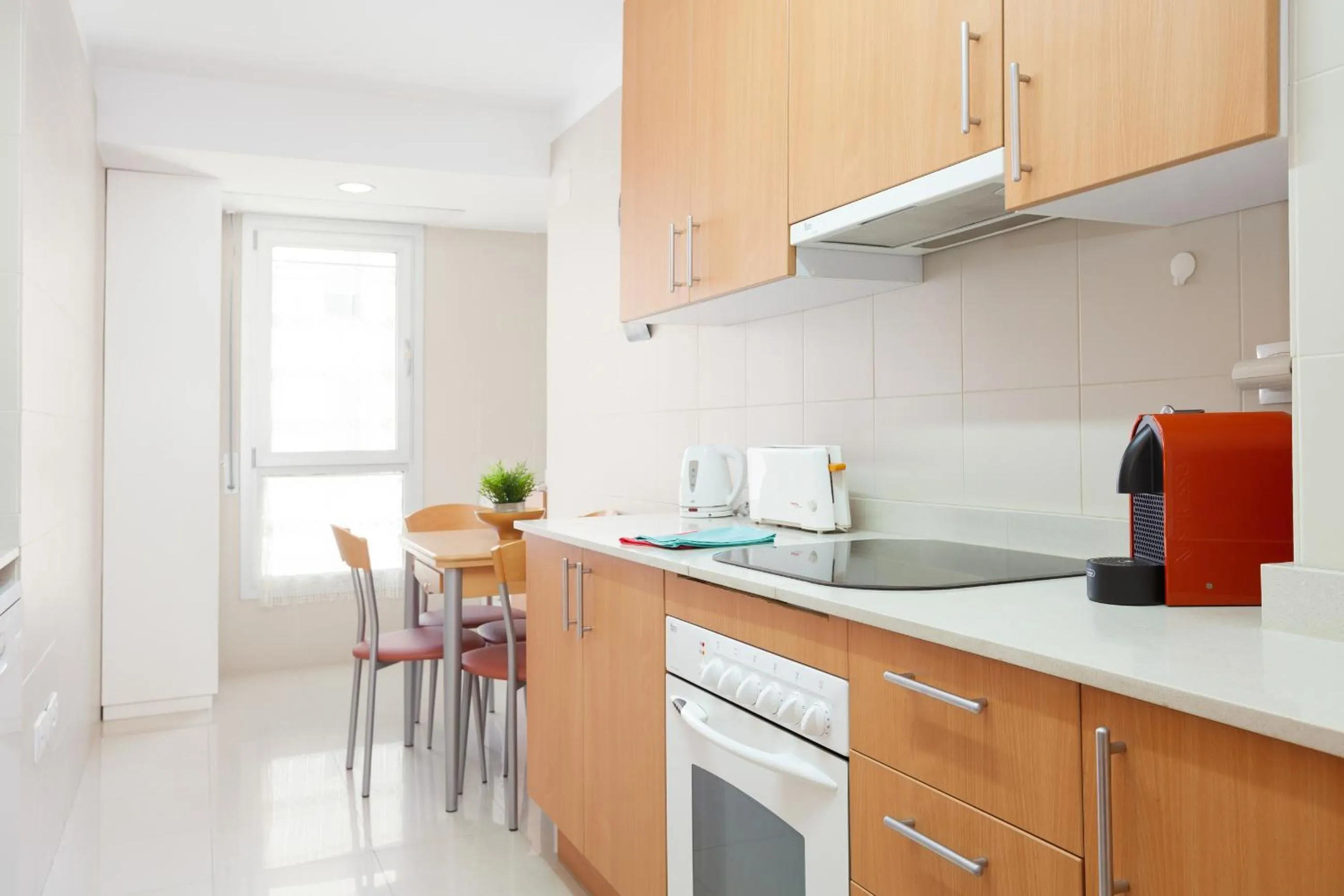Kitchen or kitchenette in Lets Holidays Excellent apartment next beach 6