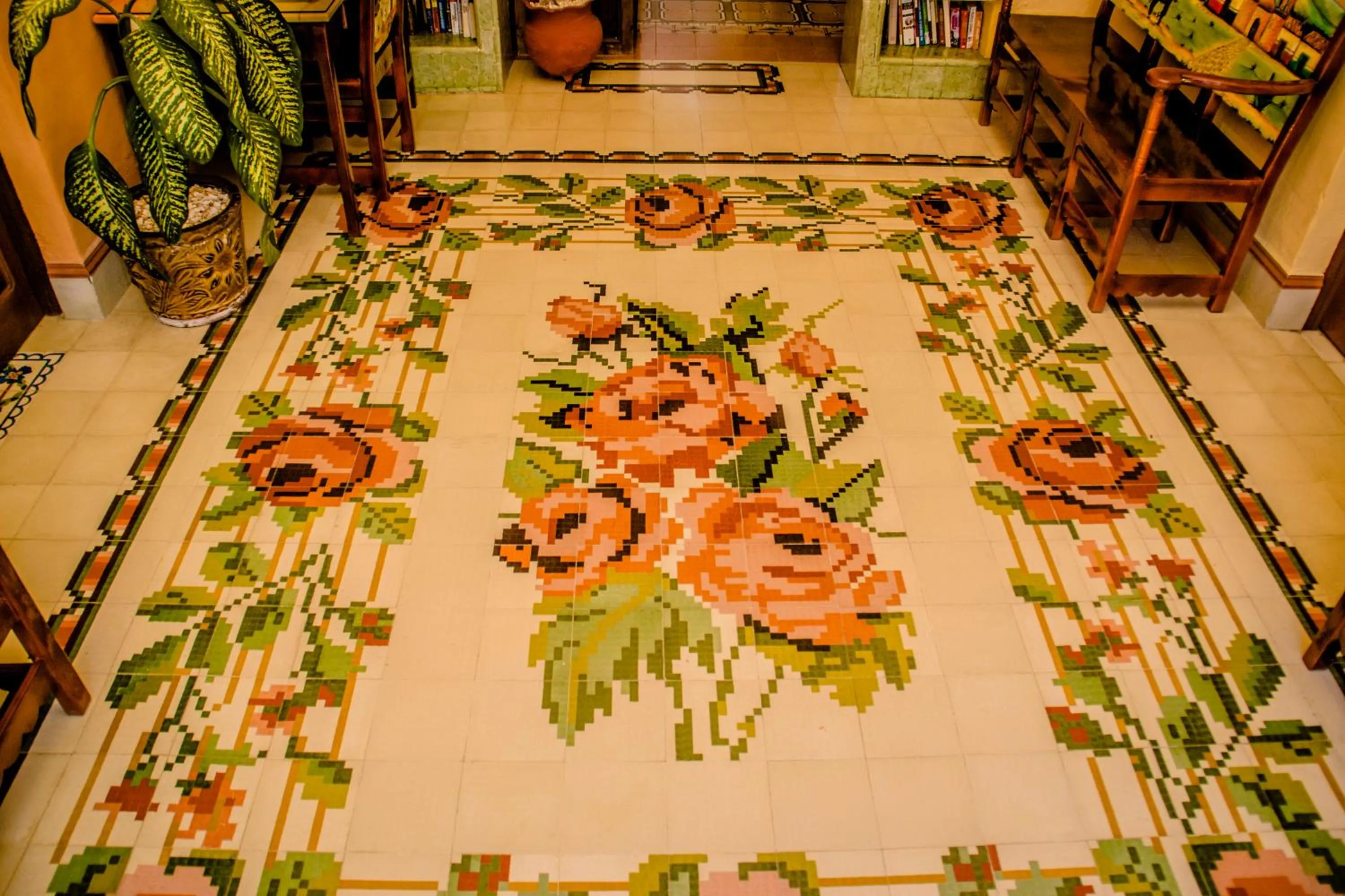 Decorative detail in Hotel del Peregrino Boutique Hotel