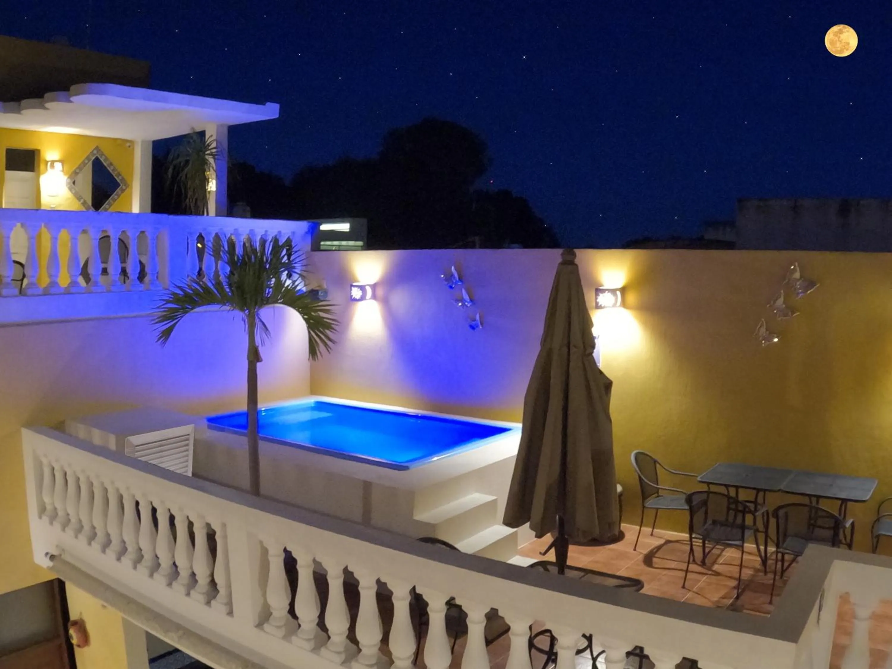 Pool view in Hotel del Peregrino Boutique Hotel