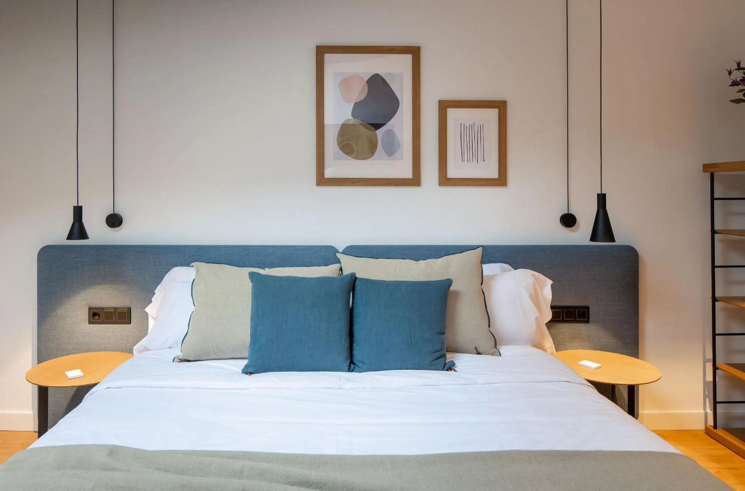 Bed in EtxeAundi Hotel Boutique