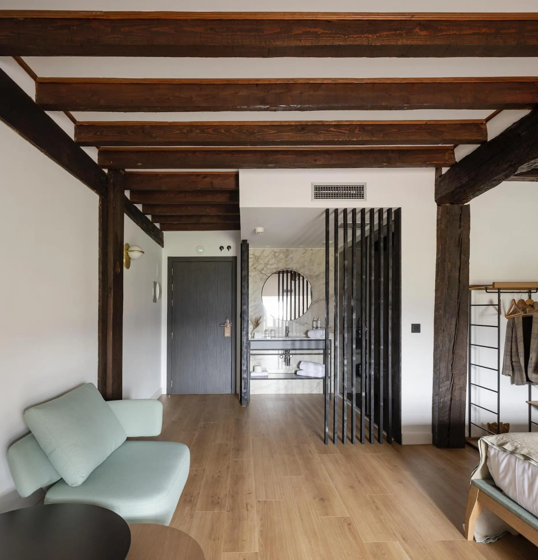 Bed in EtxeAundi Hotel Boutique