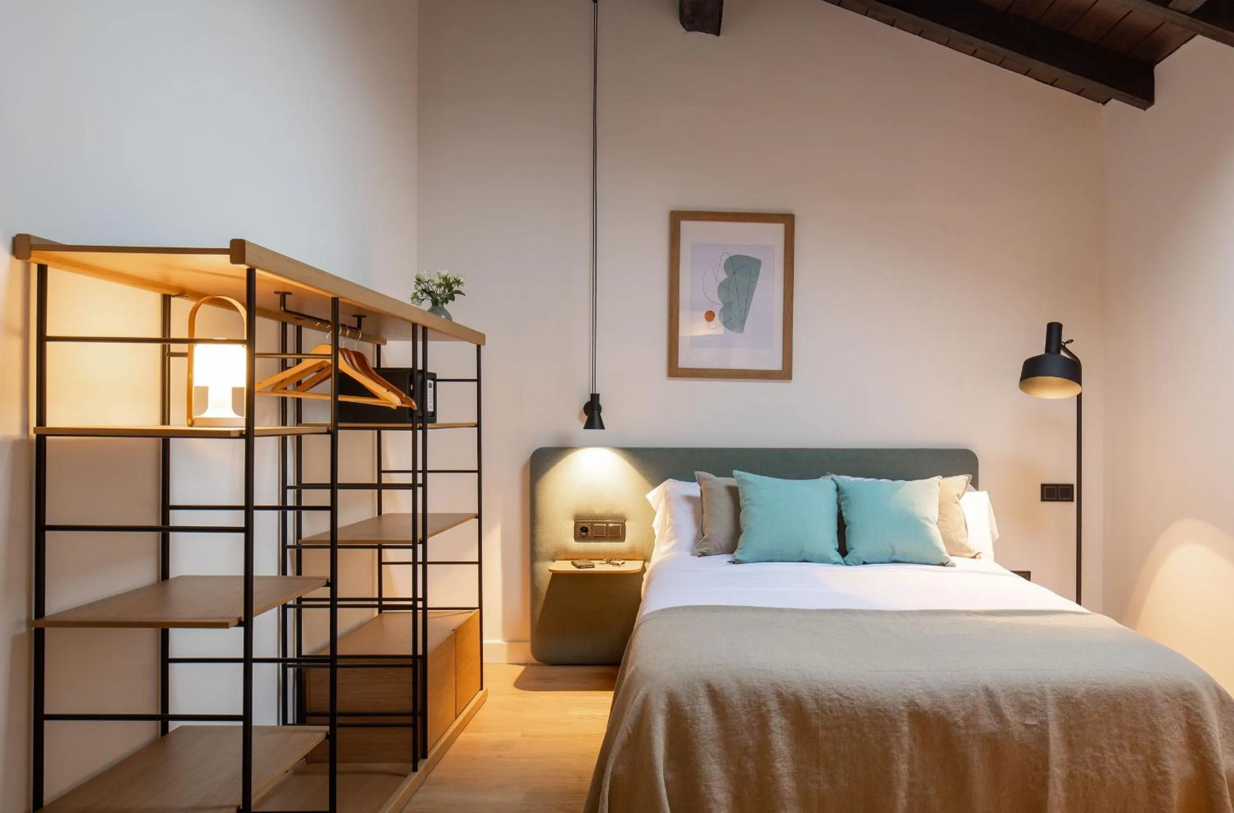 Bed in EtxeAundi Hotel Boutique