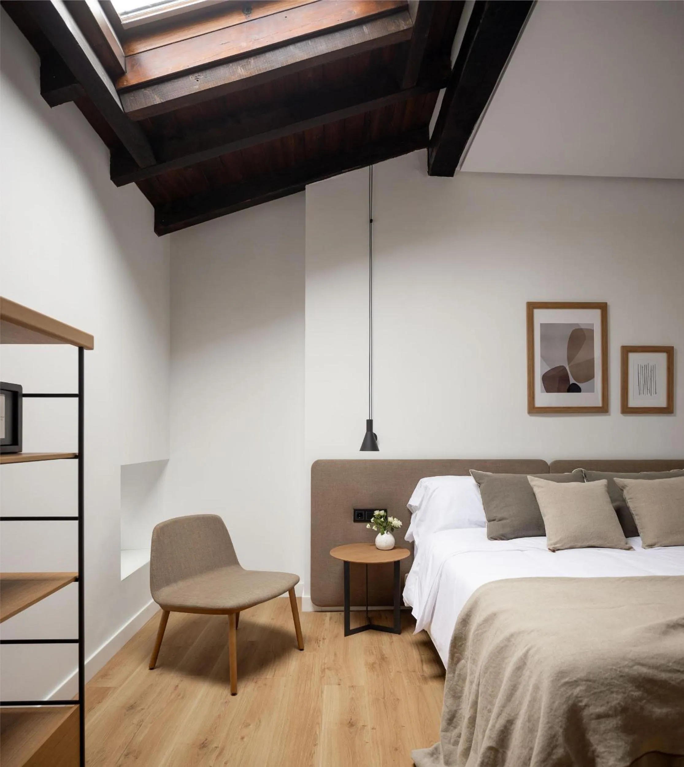 Bed in EtxeAundi Hotel Boutique