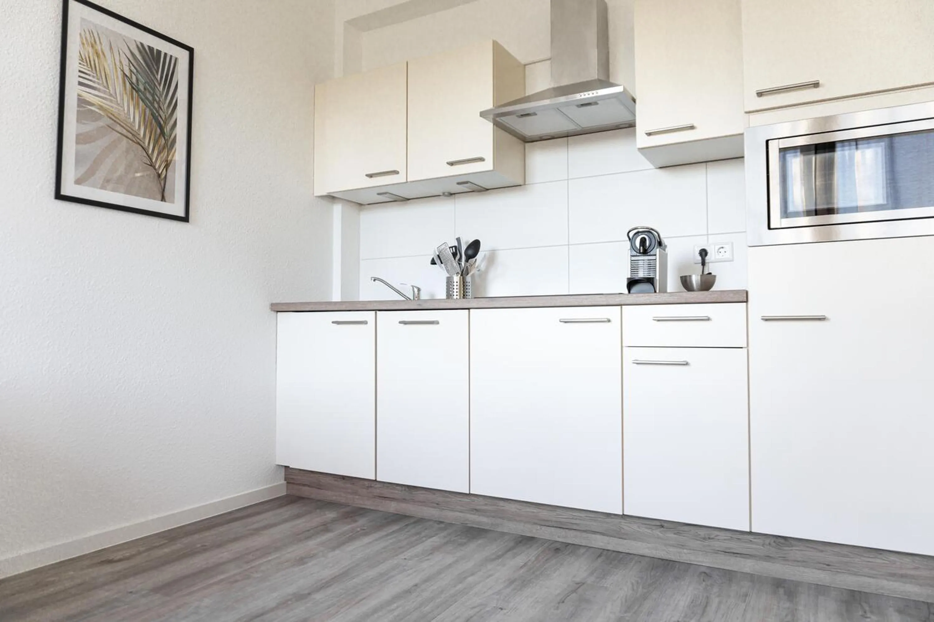 Kitchen or kitchenette in Boardinghouse Living28 Kaarst