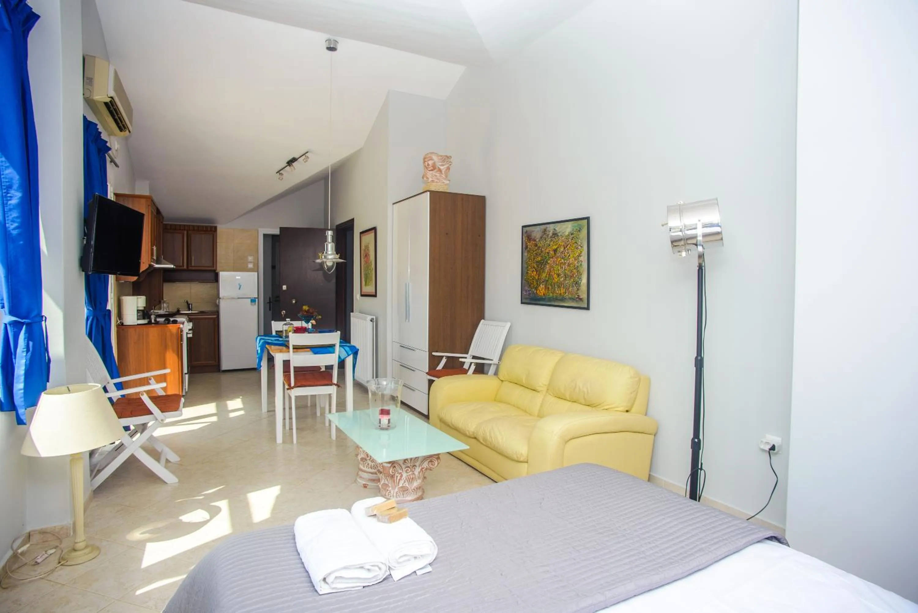 Bed in Xenia Ionis luxury apartments