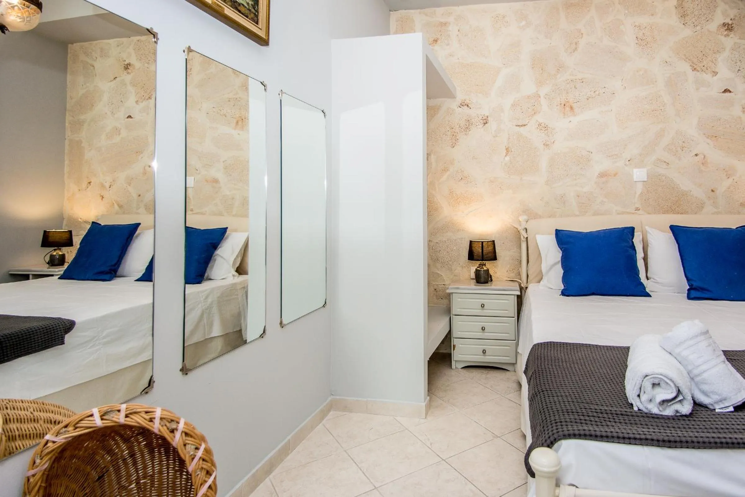 Bed in Xenia Ionis luxury apartments