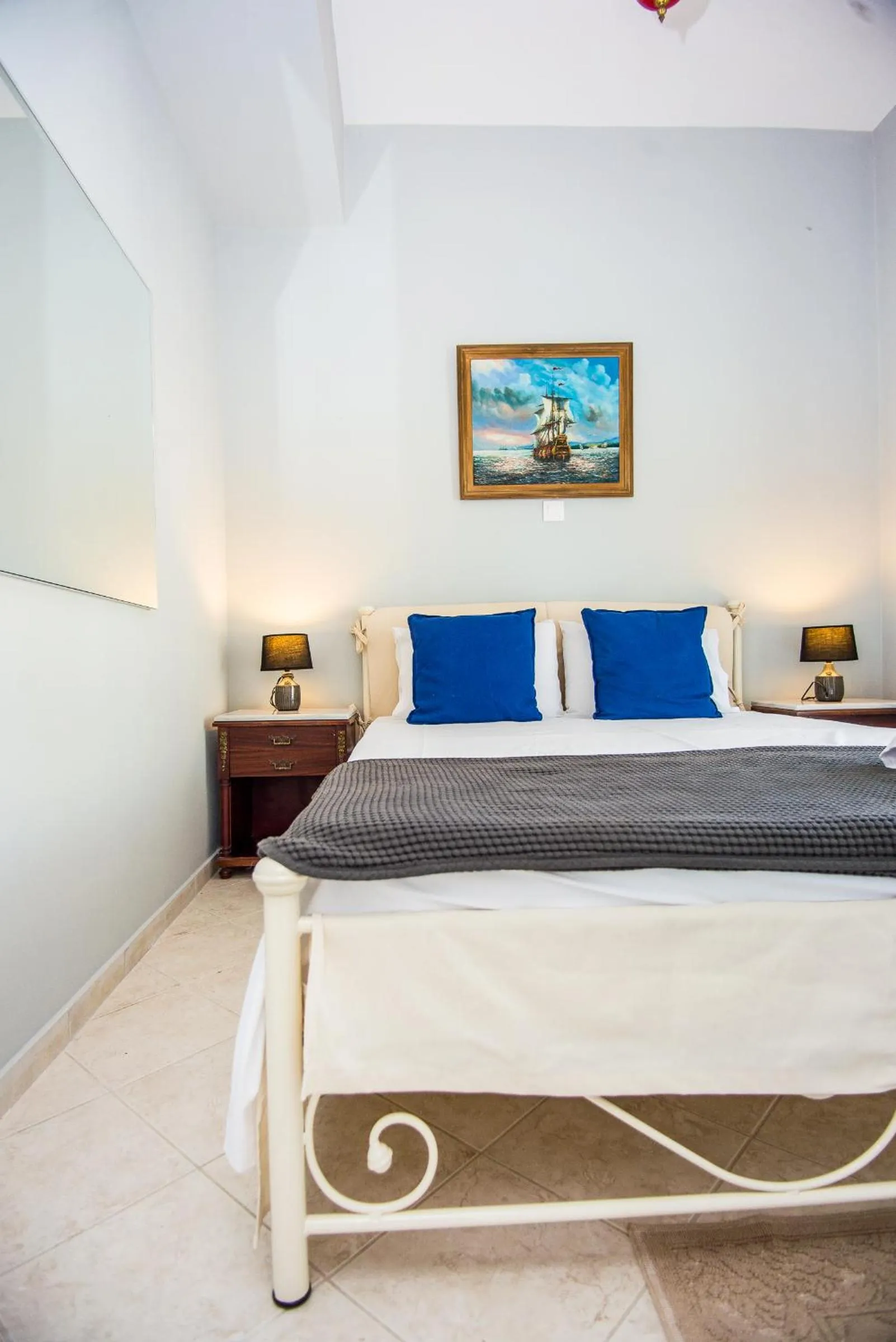 Bed in Xenia Ionis luxury apartments