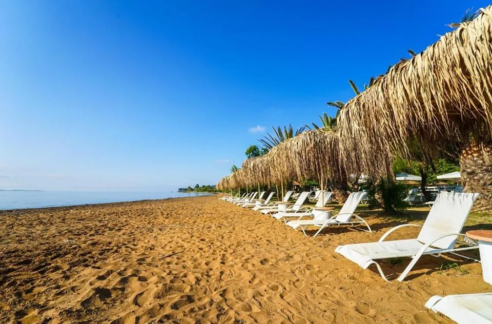 Beach in Xenia Ionis luxury apartments