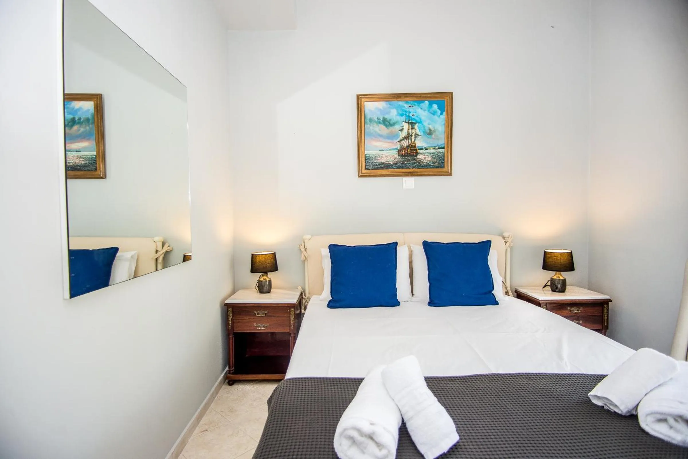 Bed in Xenia Ionis luxury apartments