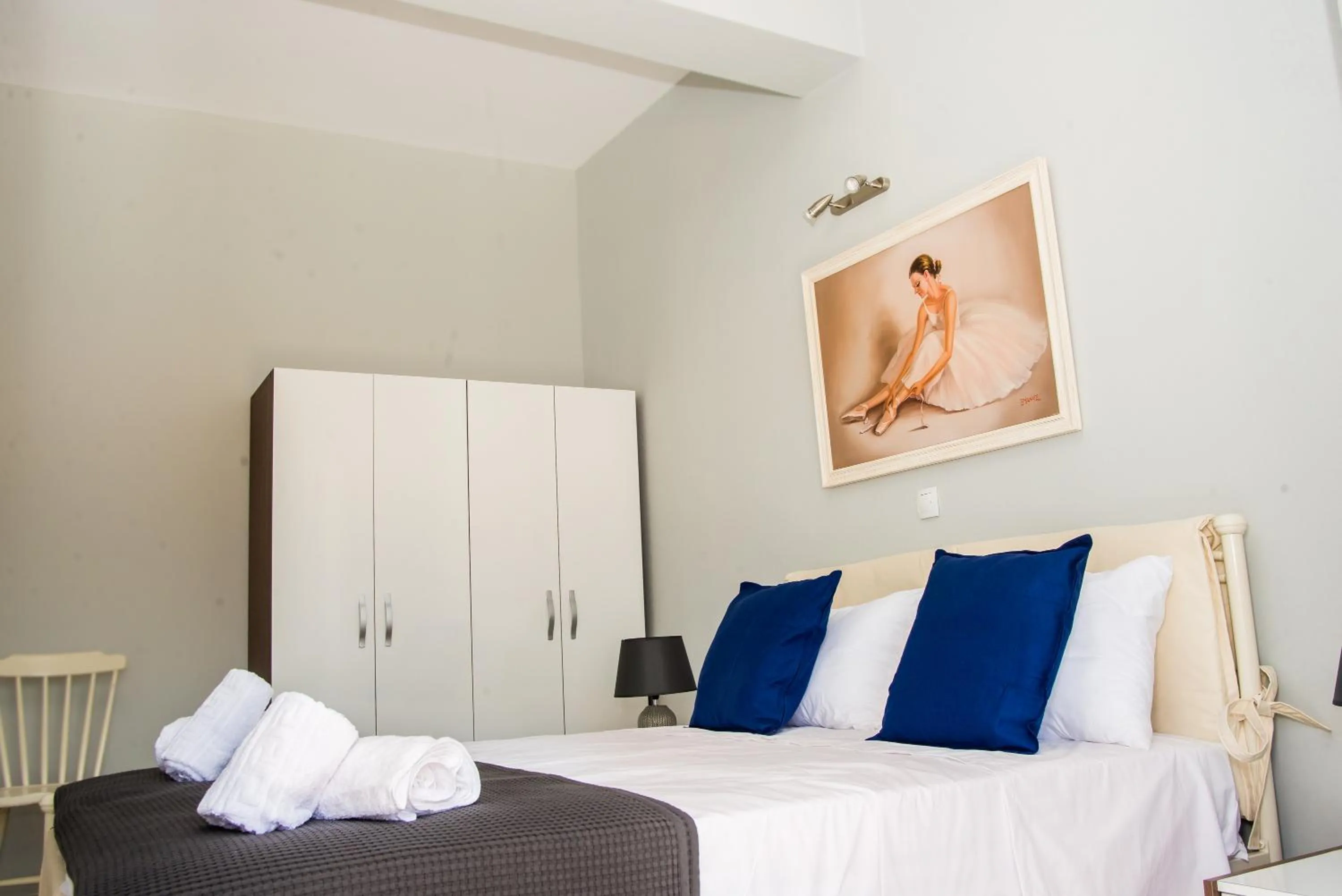 Bed in Xenia Ionis luxury apartments