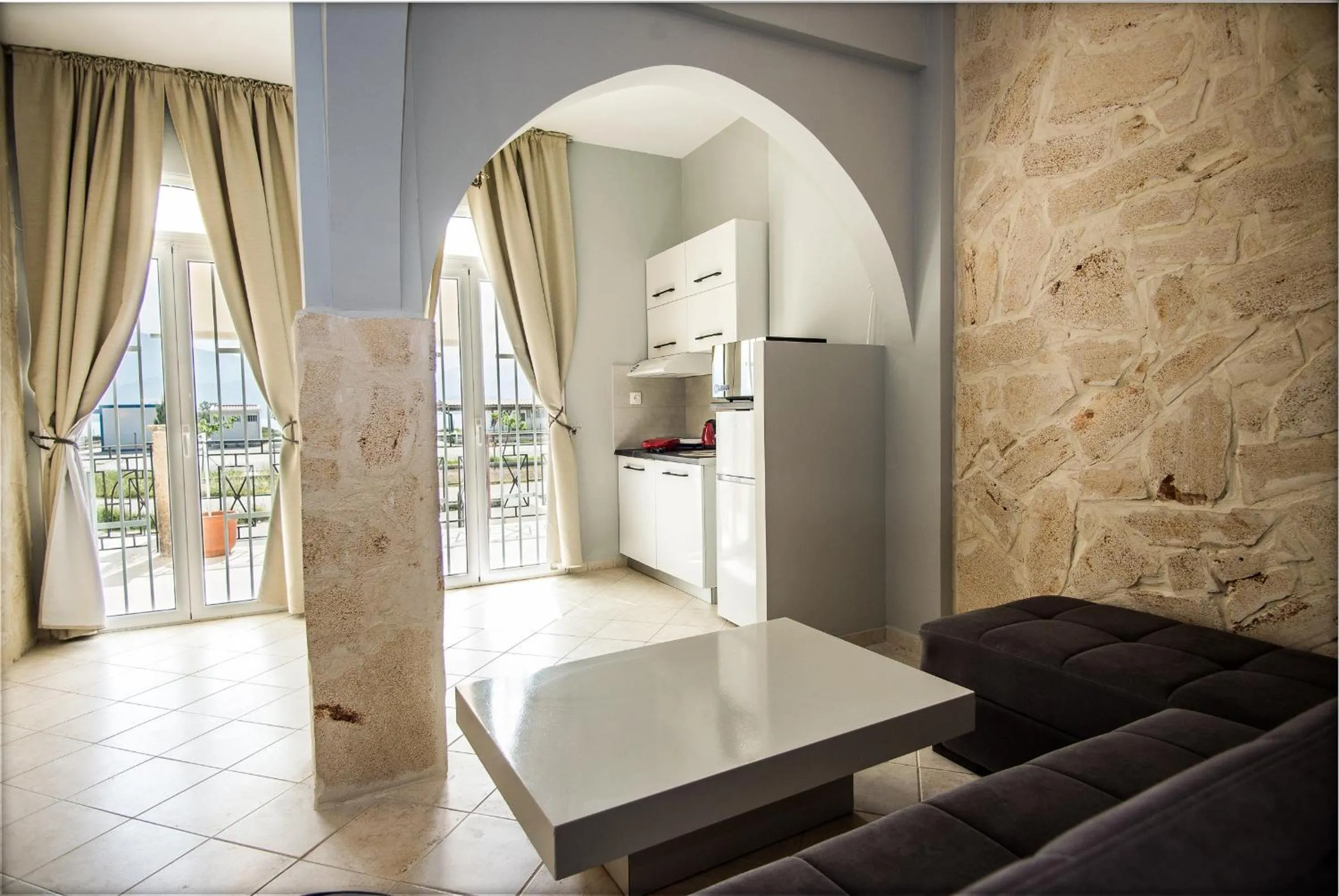 Bed in Xenia Ionis luxury apartments