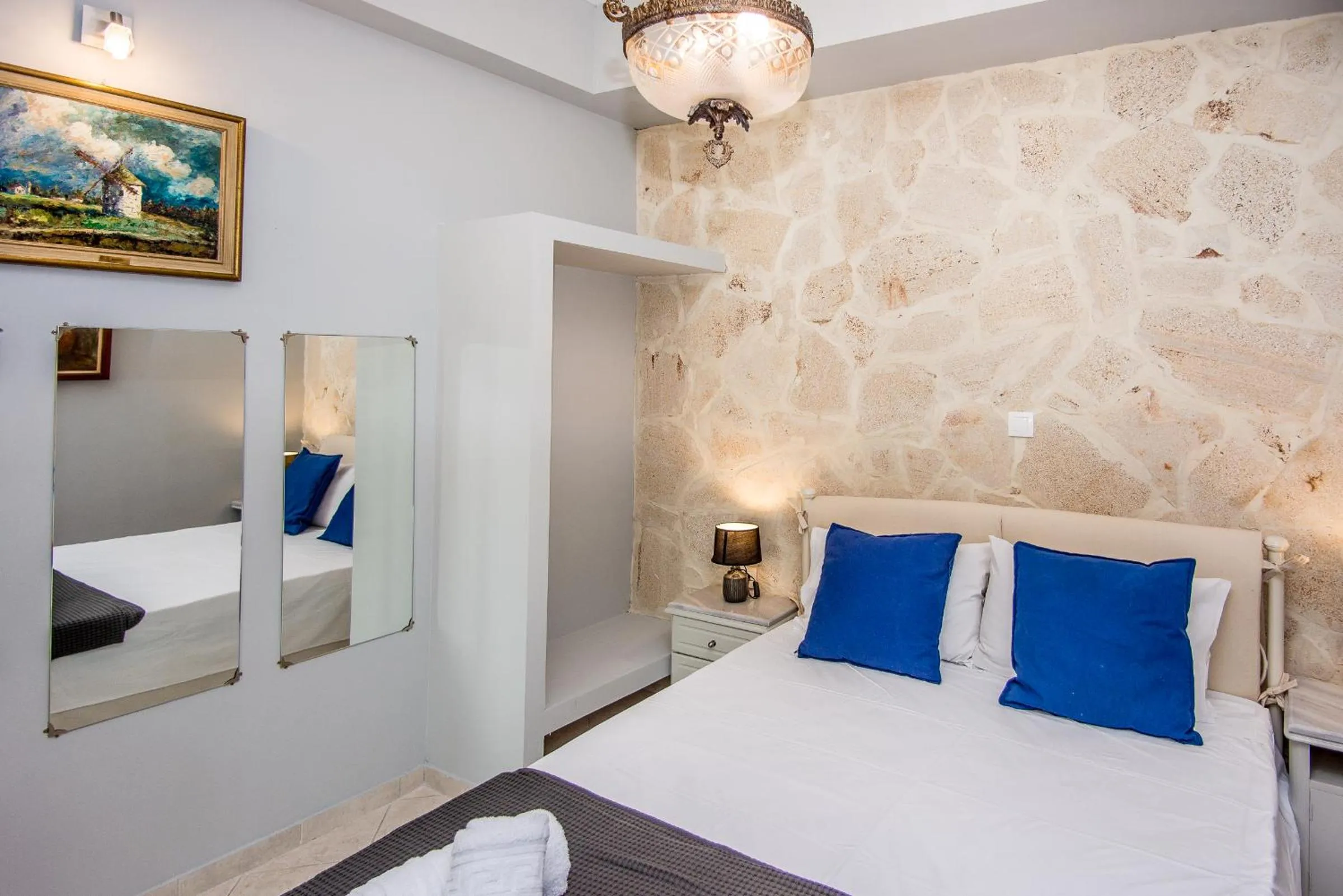 Bed in Xenia Ionis luxury apartments