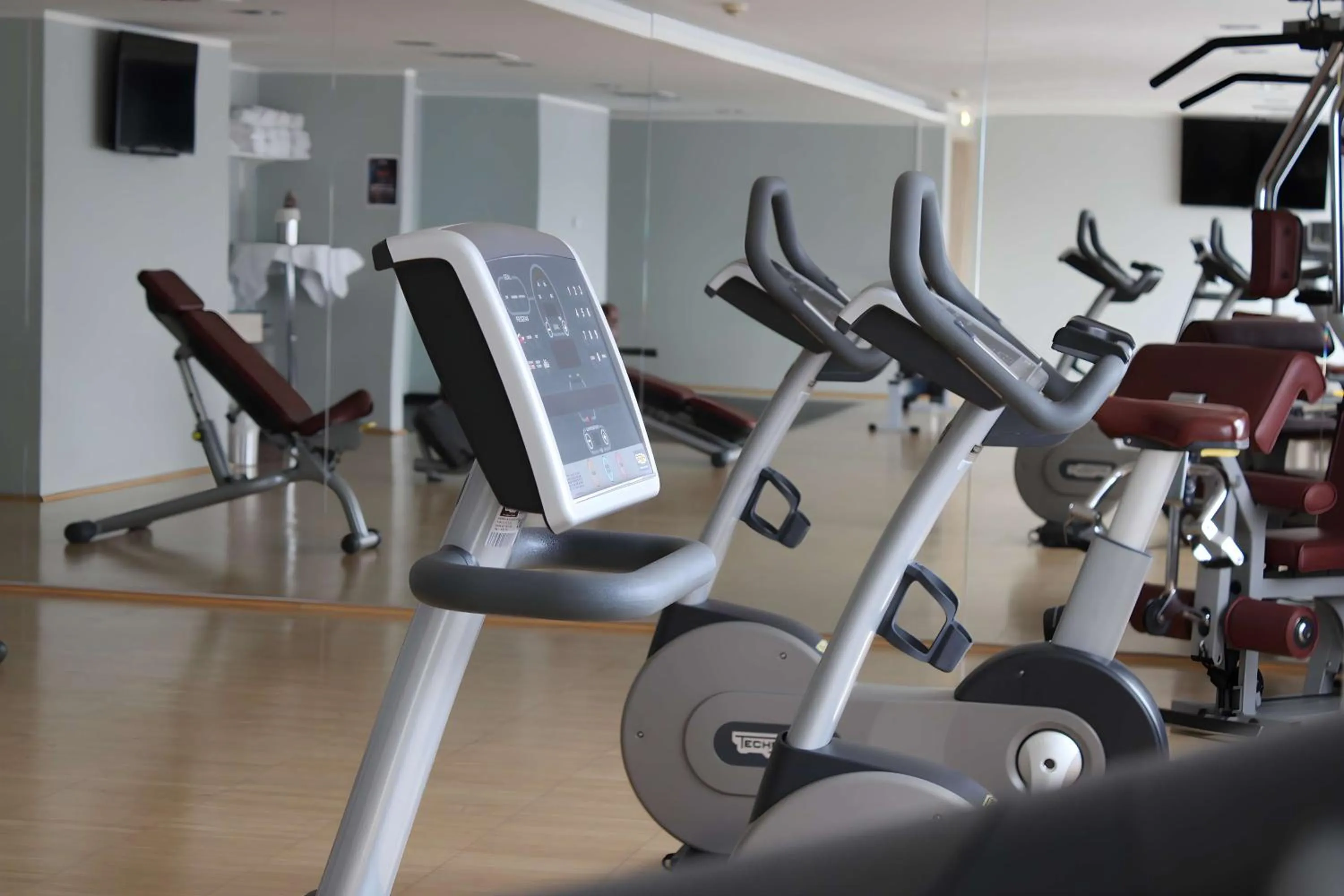Fitness centre/facilities in Park Inn by Radisson Linz