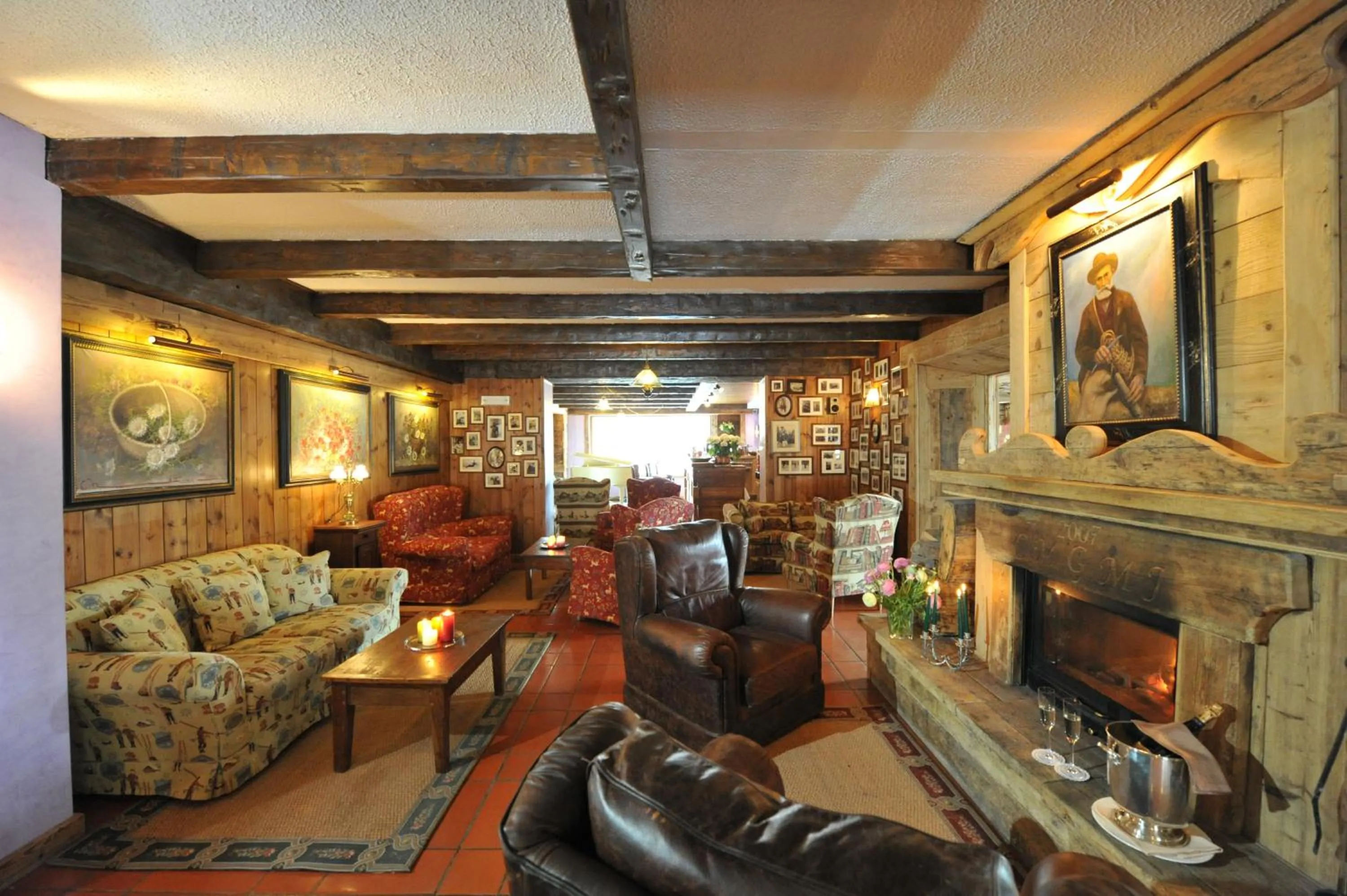 Living room in Hotel Bucaneve