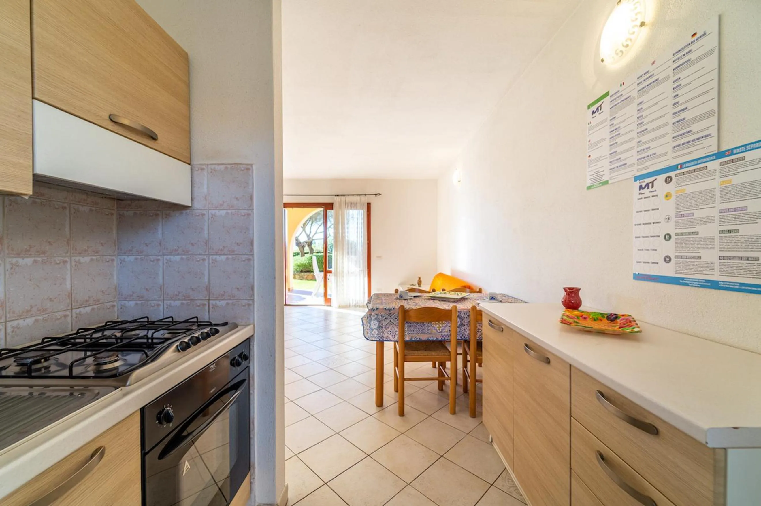 Kitchen or kitchenette in ISS Travel, L'Uddastru Panoramic Apartments - with private outdoor terrace