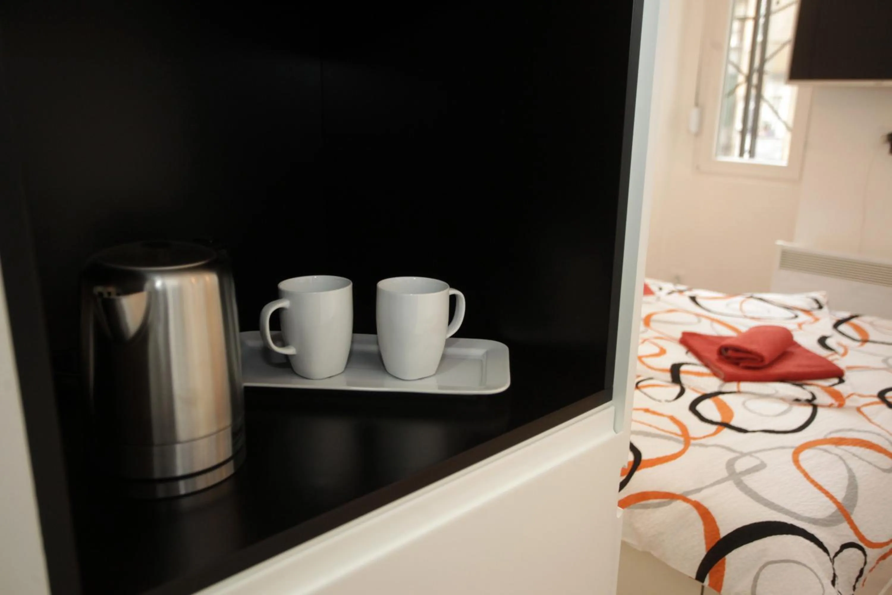 Coffee/tea facilities, Bed in City Center Belgrade Cozy Apartment Skadarlija