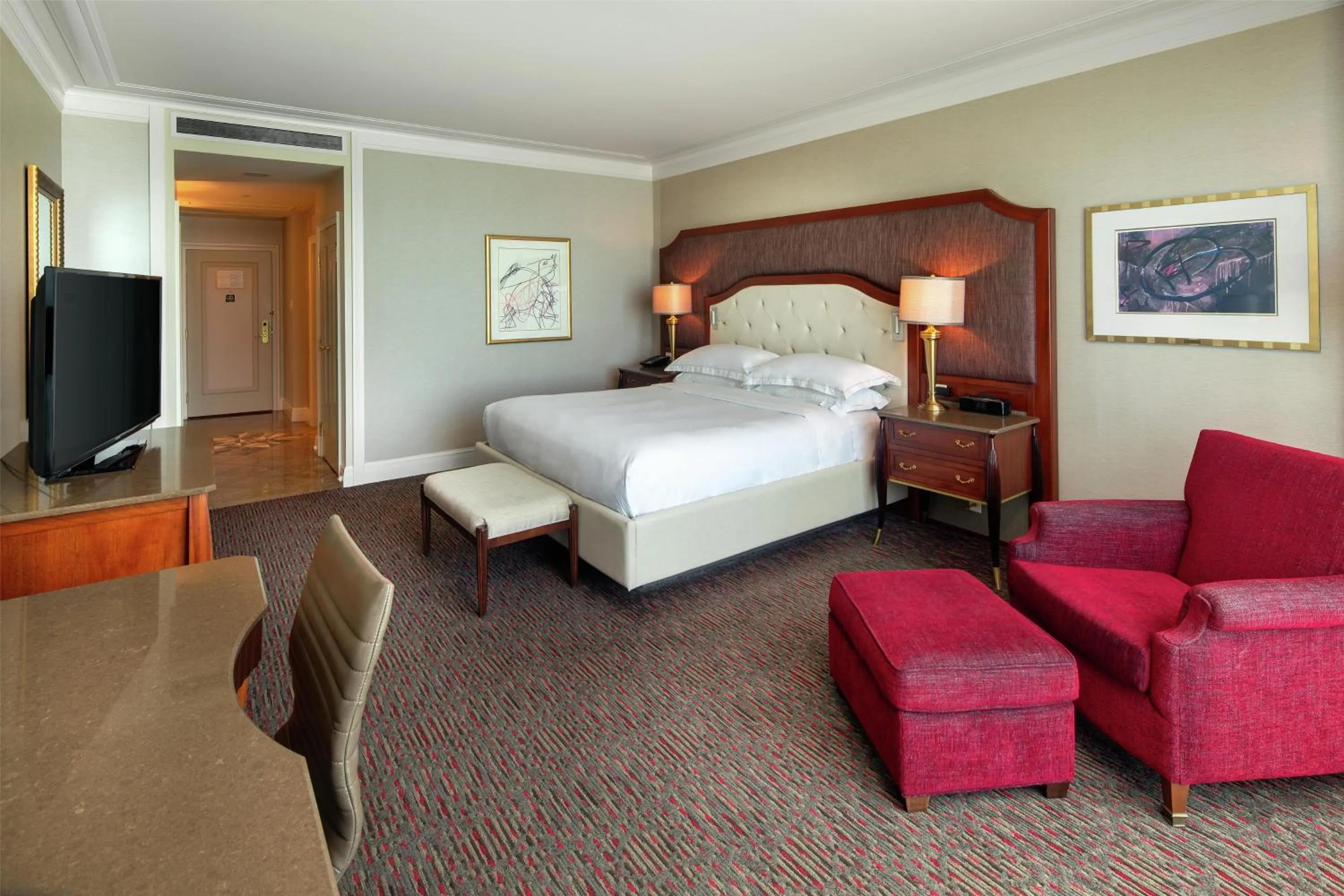 Bedroom, Bed in Hilton Lac-Leamy