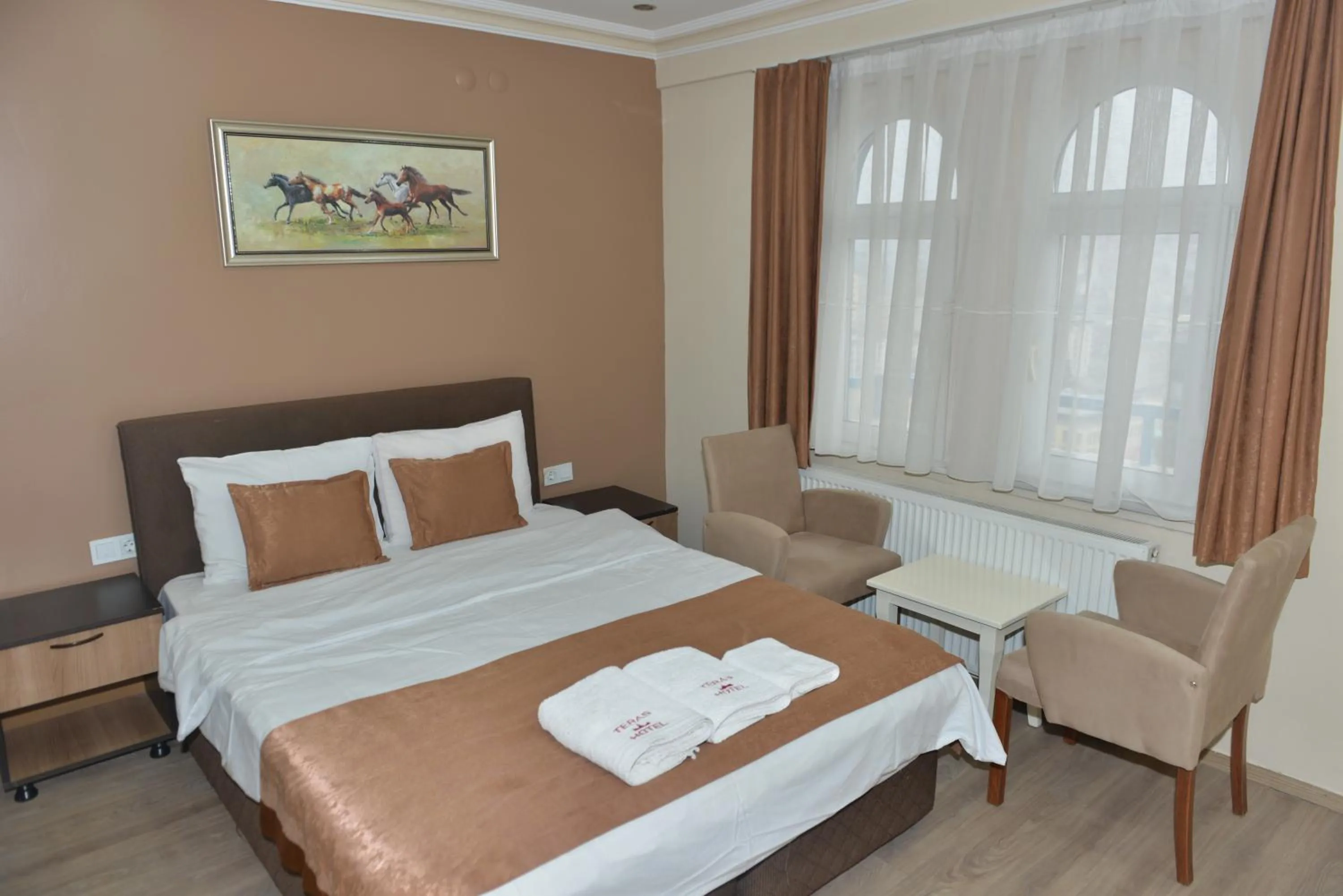 Bed in Teras Hotel Kağıthane