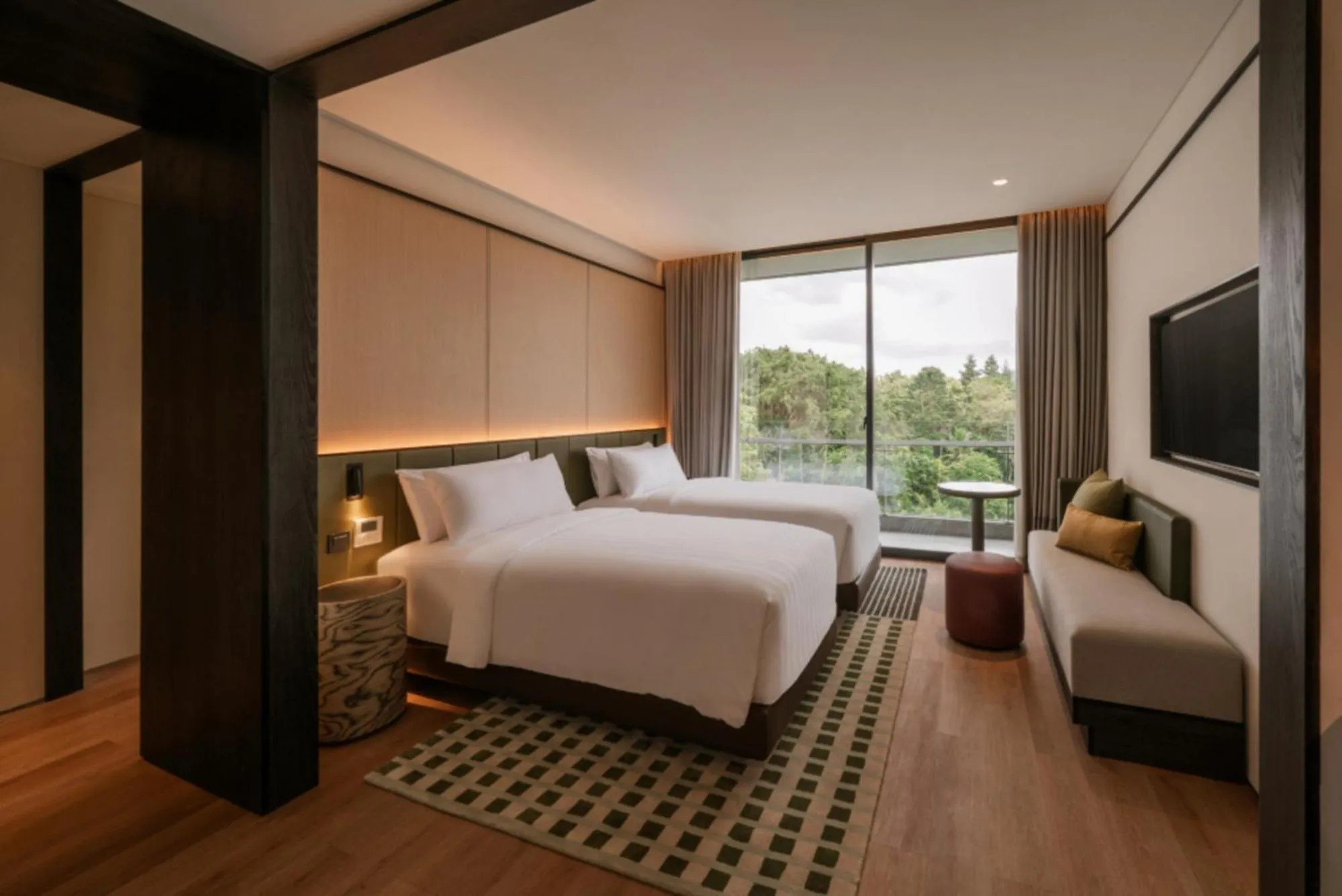 Bedroom, Bed in Hotel Neo+ Green Savana Sentul City