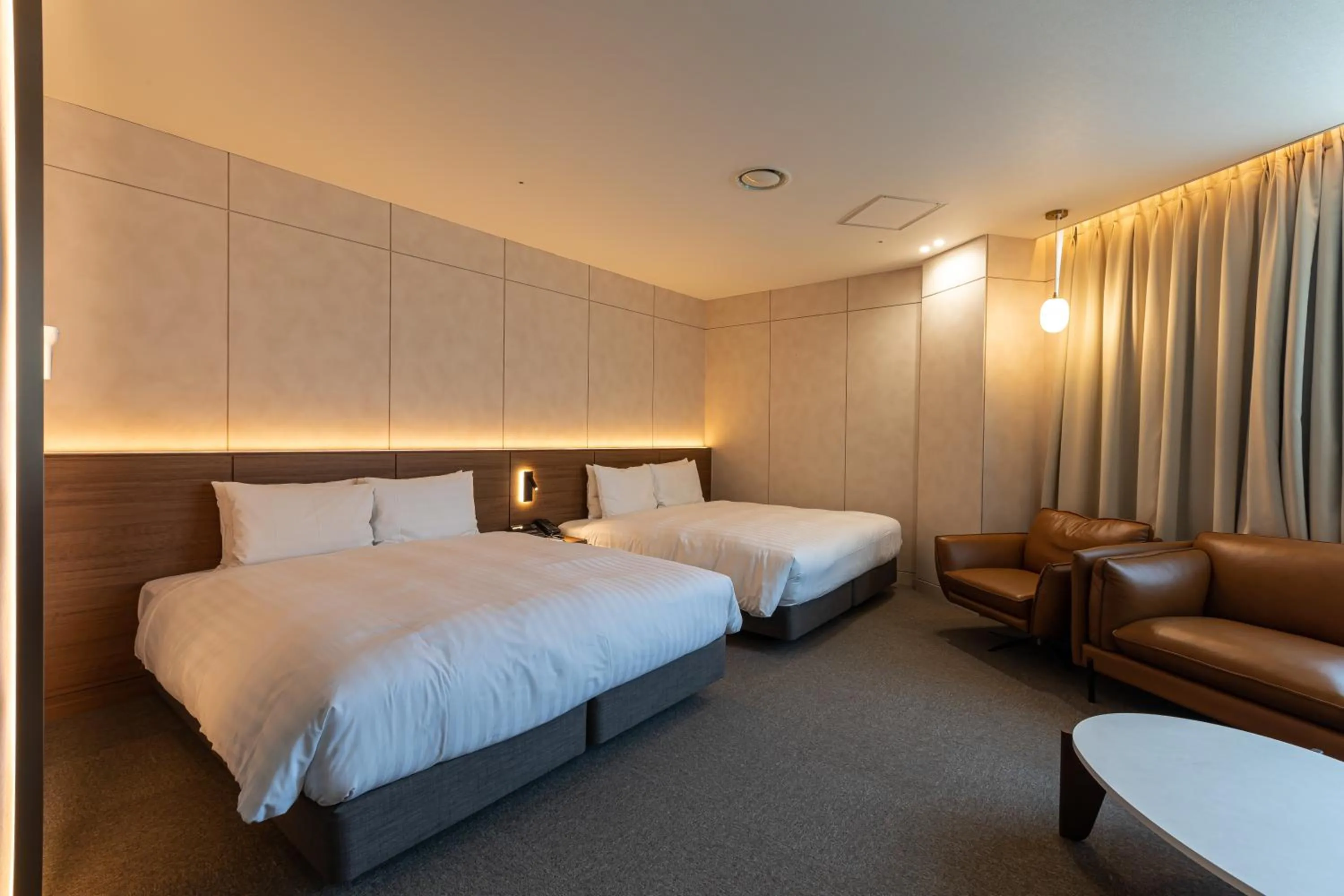 Bed in New Seoul Hotel Myeongdong