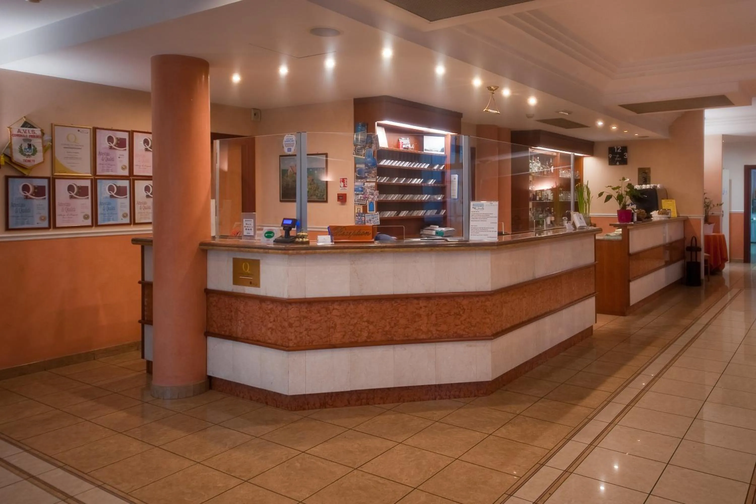 Lobby or reception in Hotel Le Sorgenti
