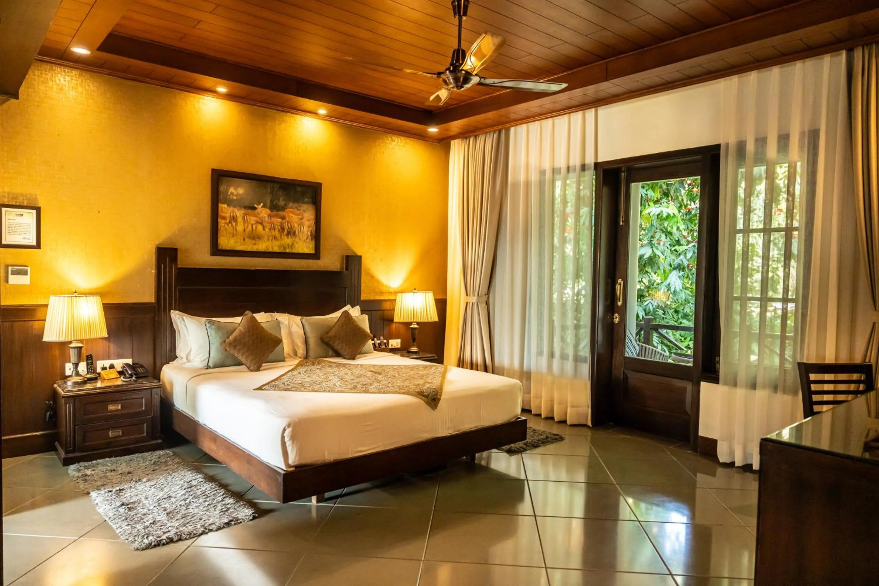 Bedroom, Bed in Aahana Resort - Jim Corbett