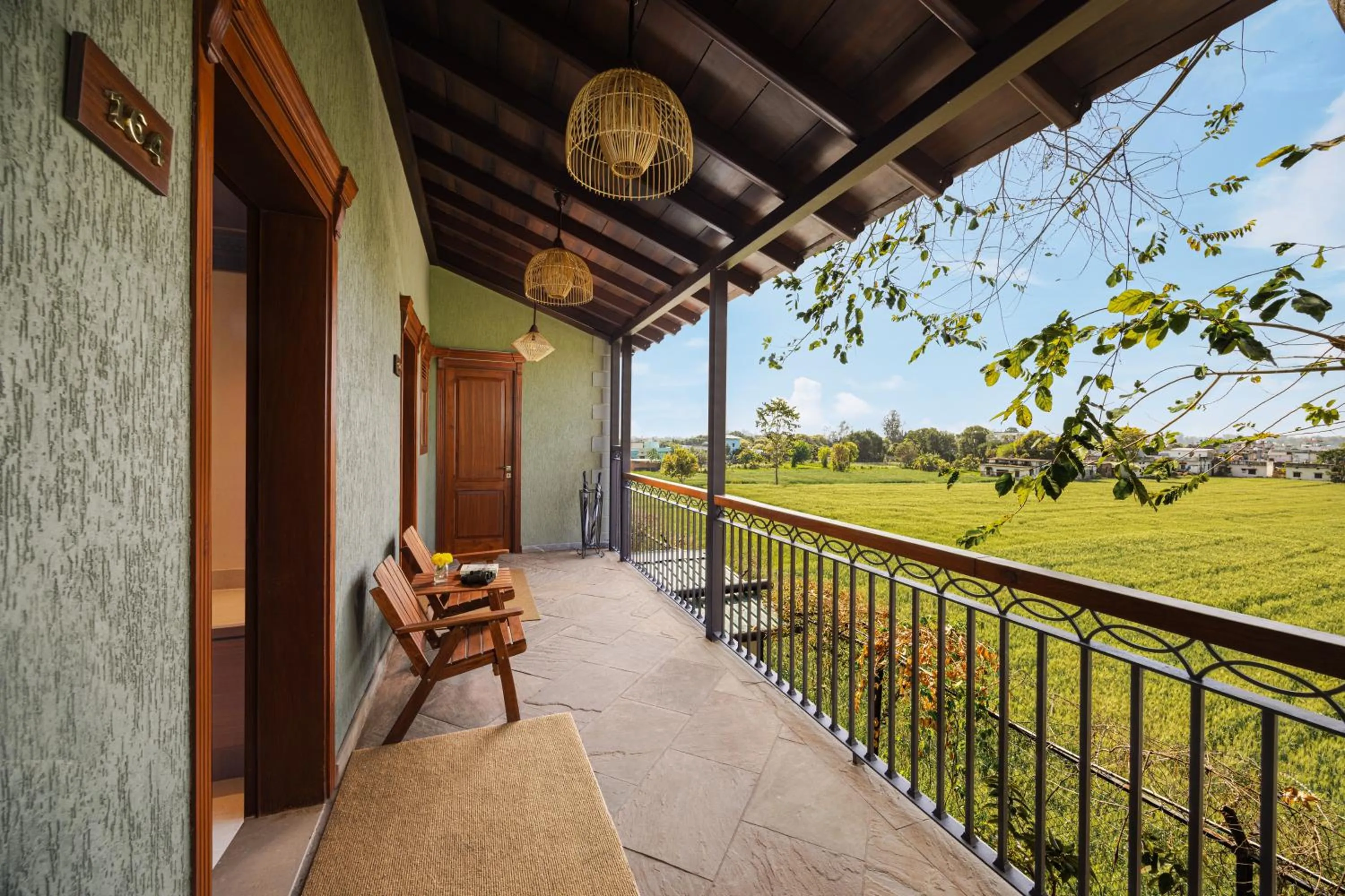 Balcony/Terrace in Aahana Resort - Jim Corbett