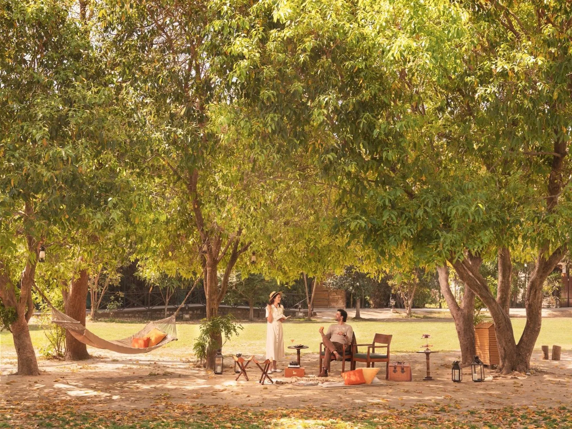 Natural landscape in Aahana Resort - Jim Corbett