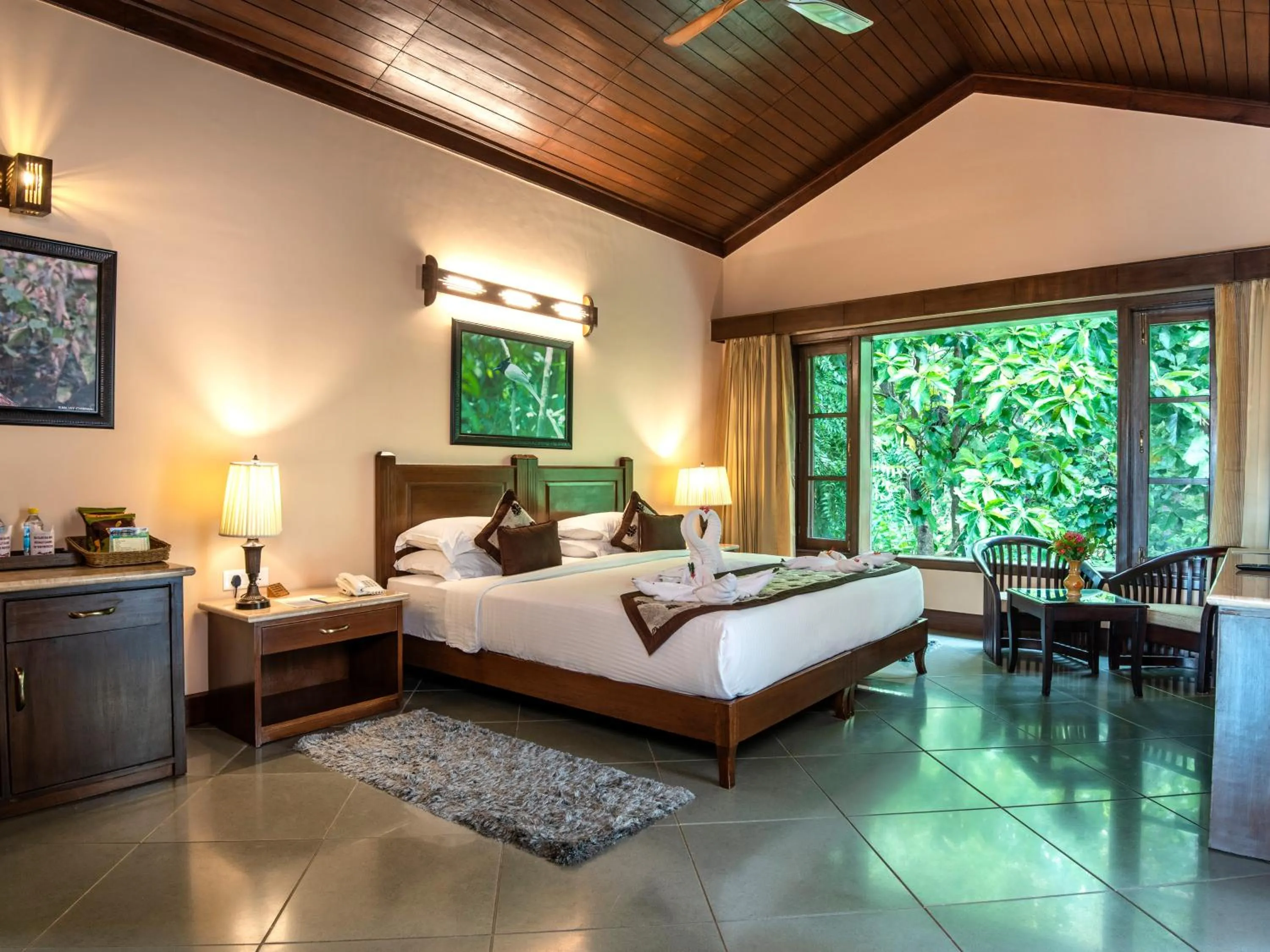 Bedroom, Bed in Aahana Resort - Jim Corbett