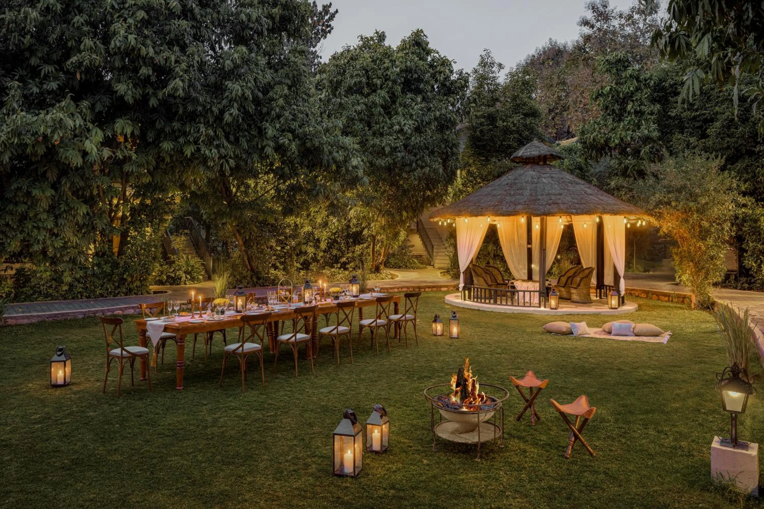 Restaurant/places to eat in Aahana Resort - Jim Corbett