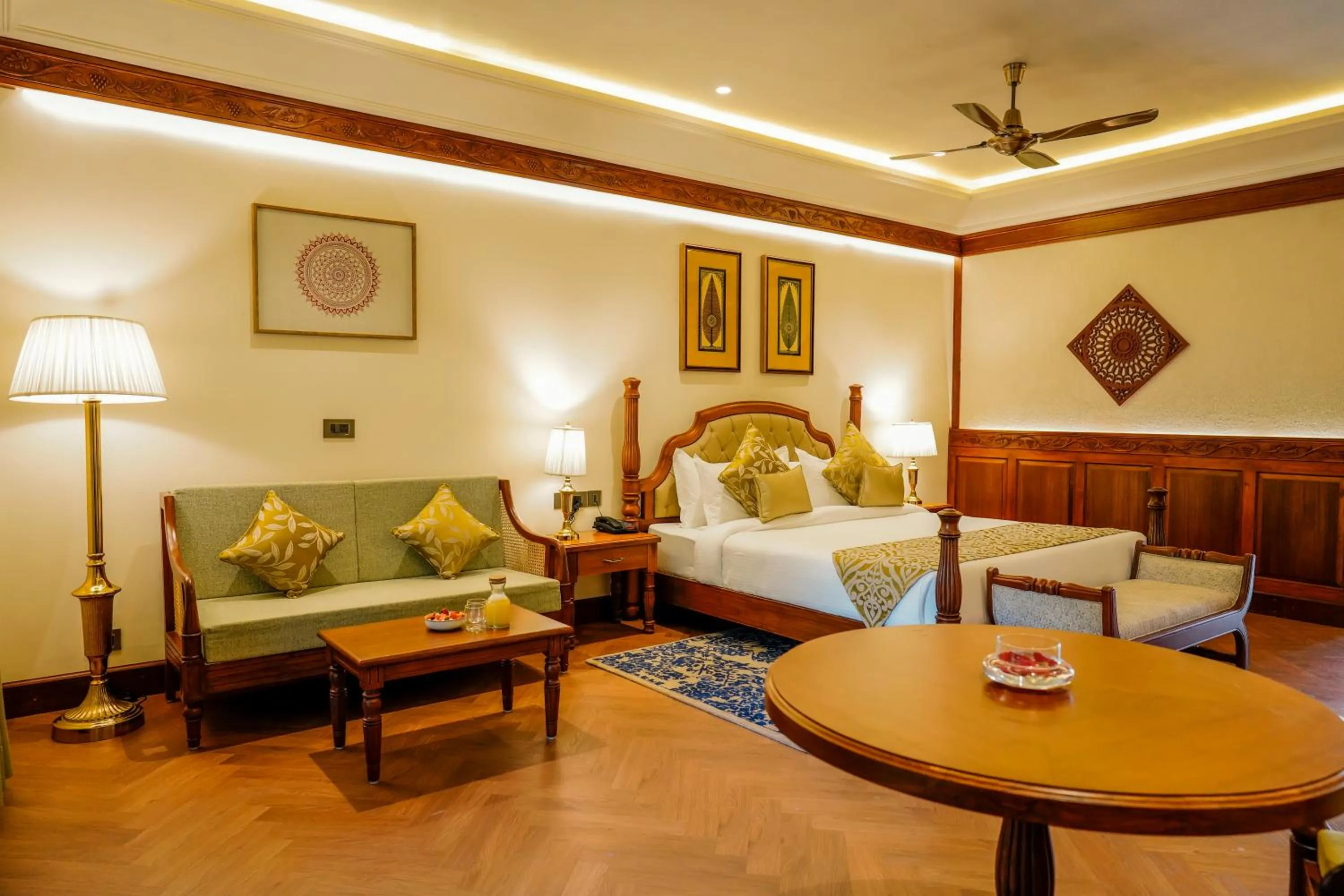 Bedroom, Bed in Aahana Resort - Jim Corbett