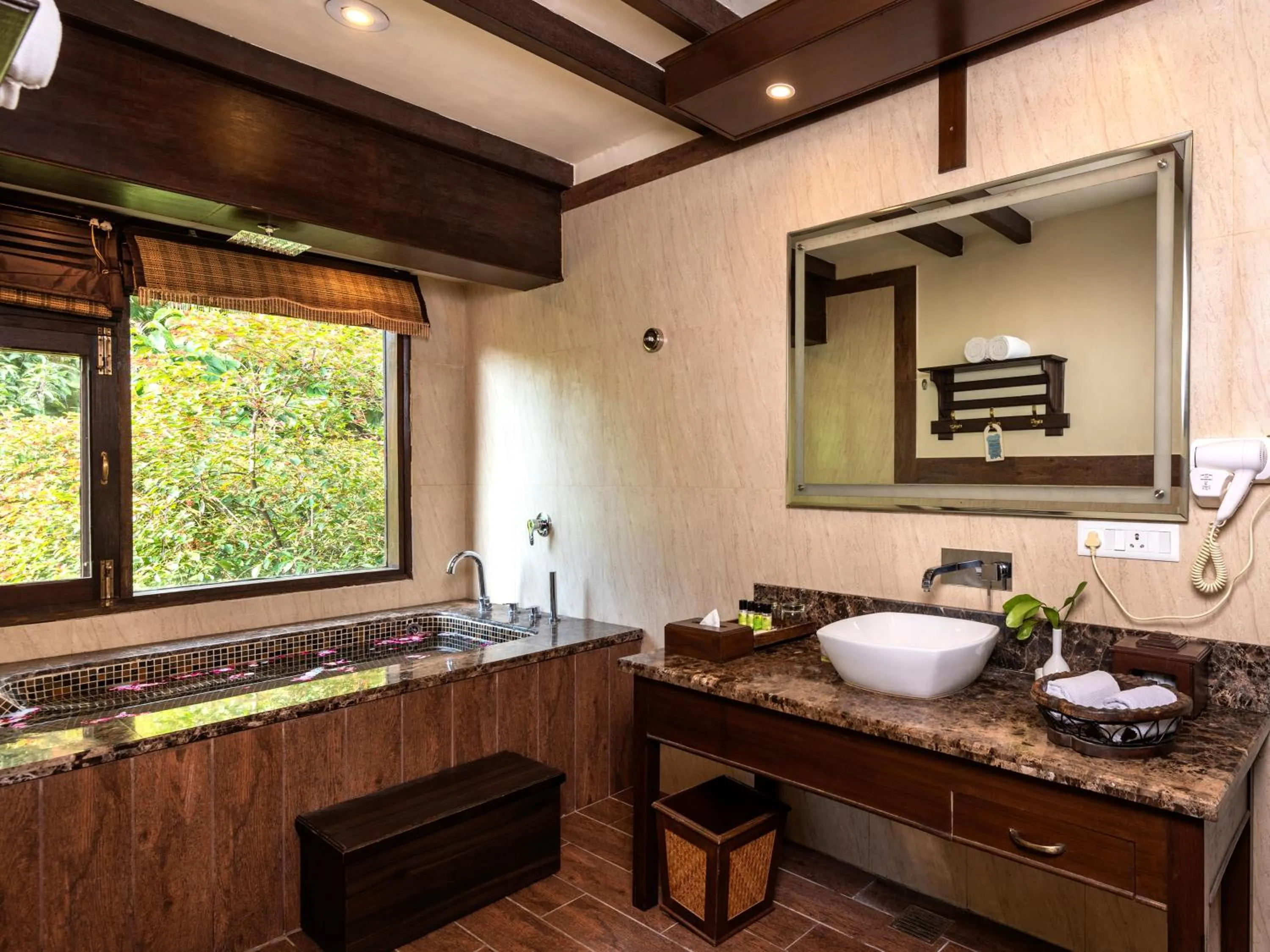 Bathroom in Aahana Resort - Jim Corbett