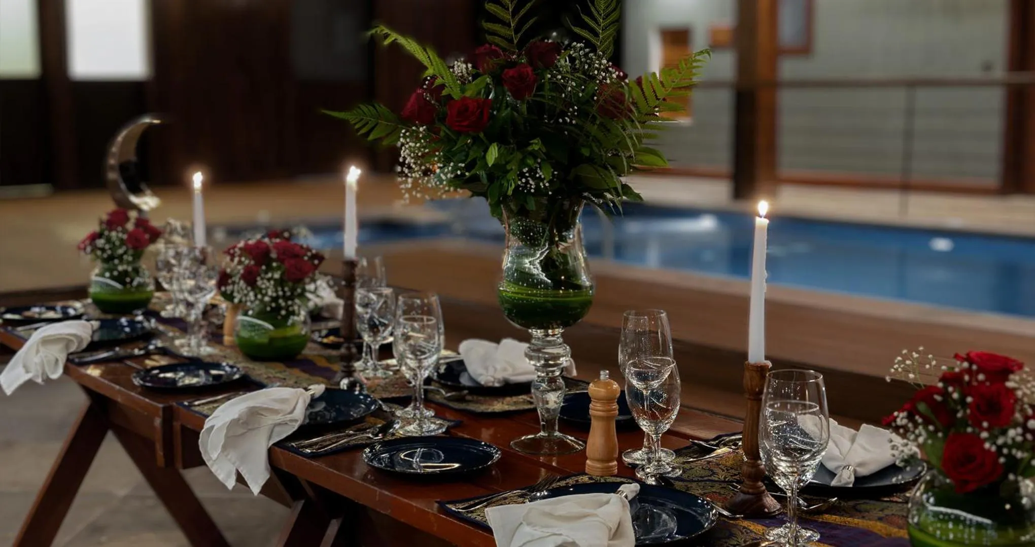 Dinner in Aahana Resort - Jim Corbett