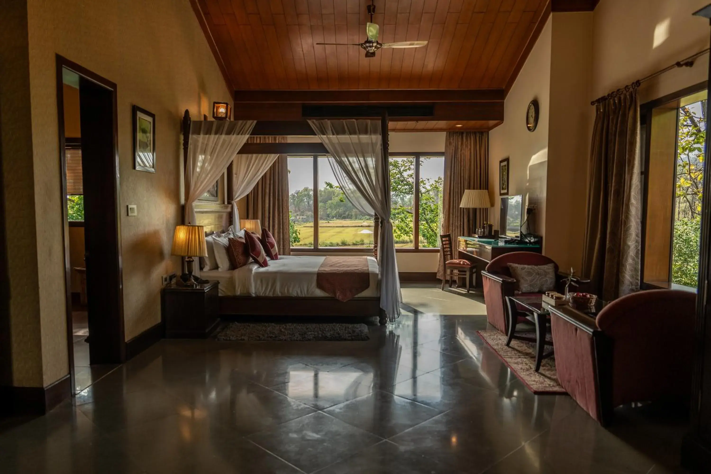Jim Retreat-Welcome drink, Hi Tea and 20% Discount in Spa in Aahana Resort - Jim Corbett Jim Retreat-Welcome drink, Hi Tea and 20% Discount in Spa in Aahana Resort - Jim Corbett