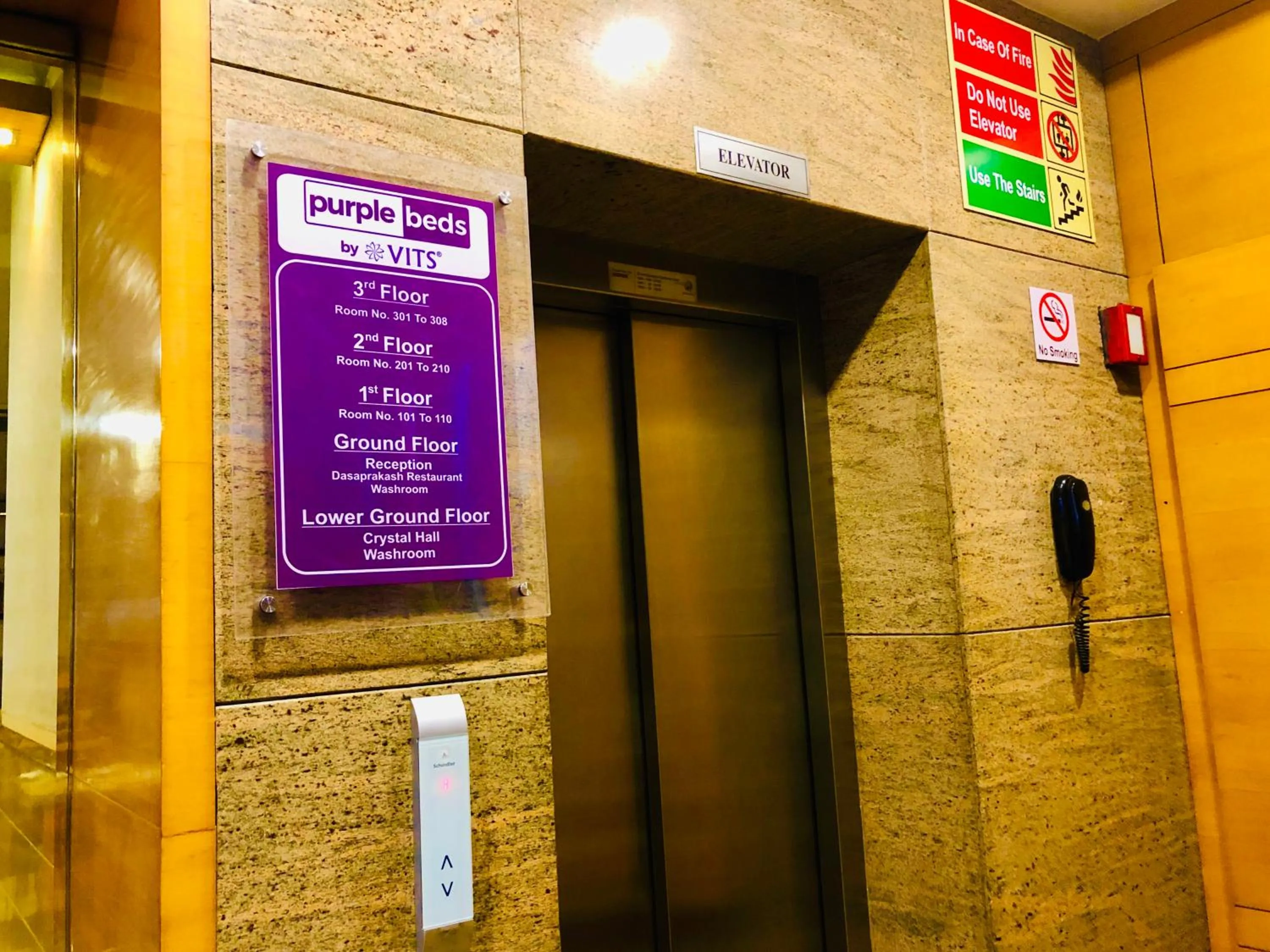 Facade/entrance in Hotel Dasaprakash