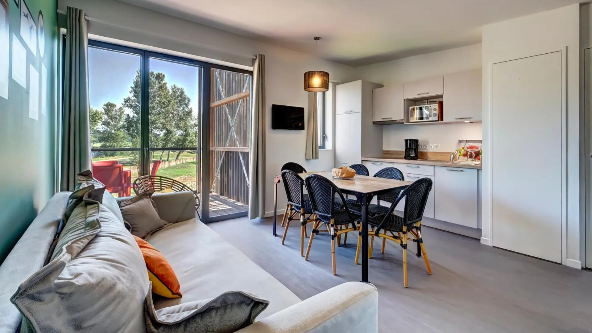 Living room in Vacancéole - Le Village des Oiseaux