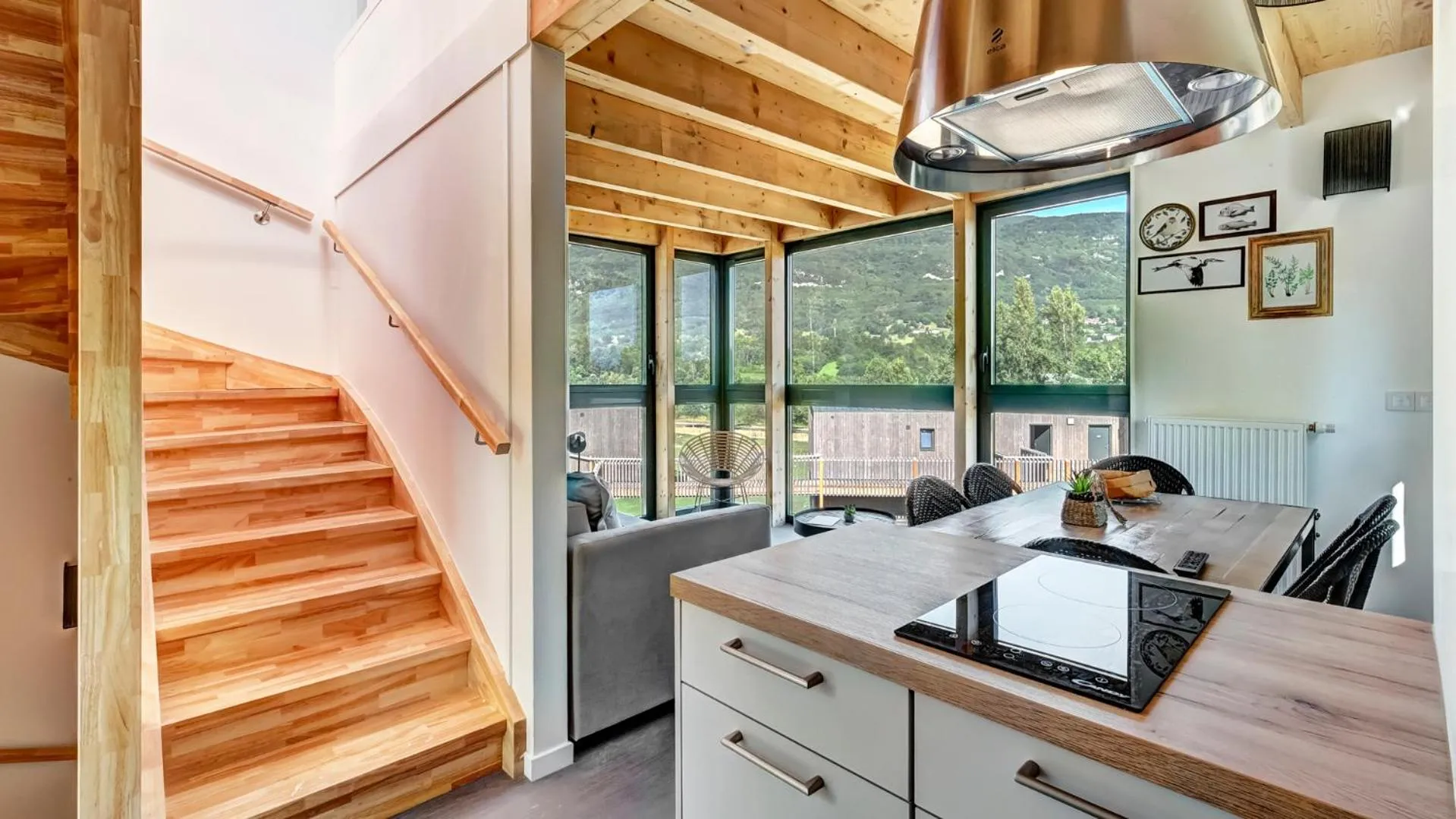 Kitchen or kitchenette in Vacancéole - Le Village des Oiseaux