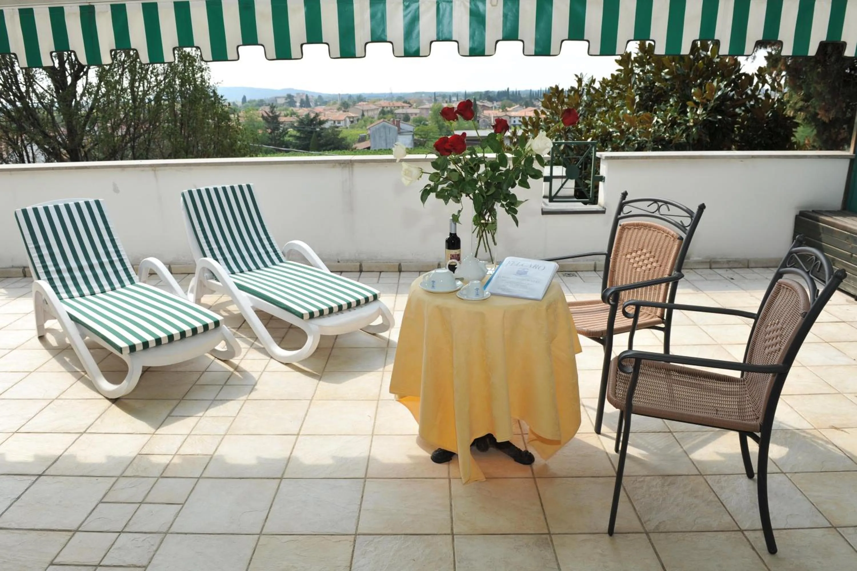 Balcony/Terrace in Villa Felcaro - Relais, Lodge & Restaurant