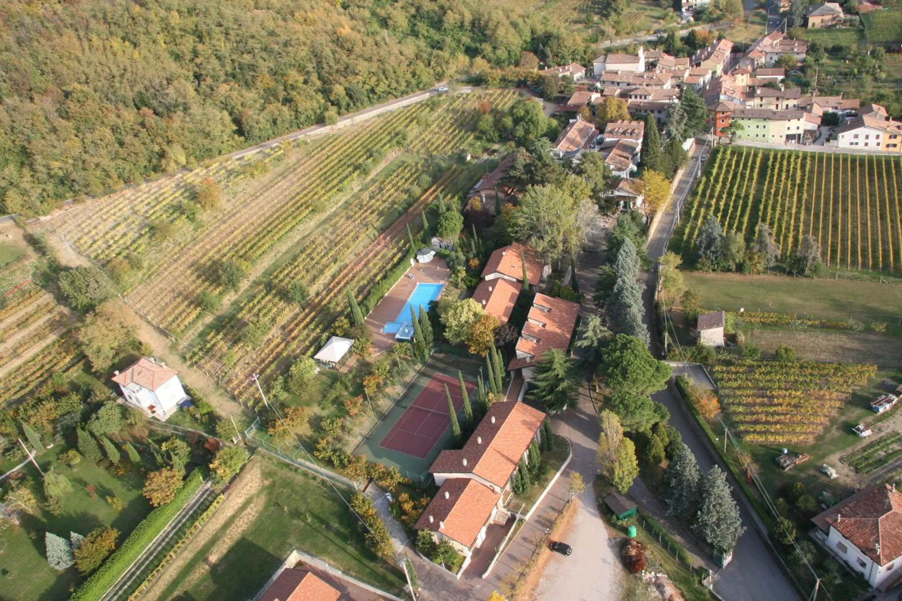 Bird's eye view in Villa Felcaro - Relais, Lodge & Restaurant