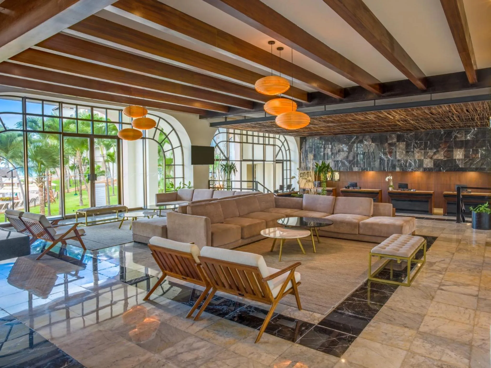 Lobby or reception in Fiesta Americana Cancun Villas