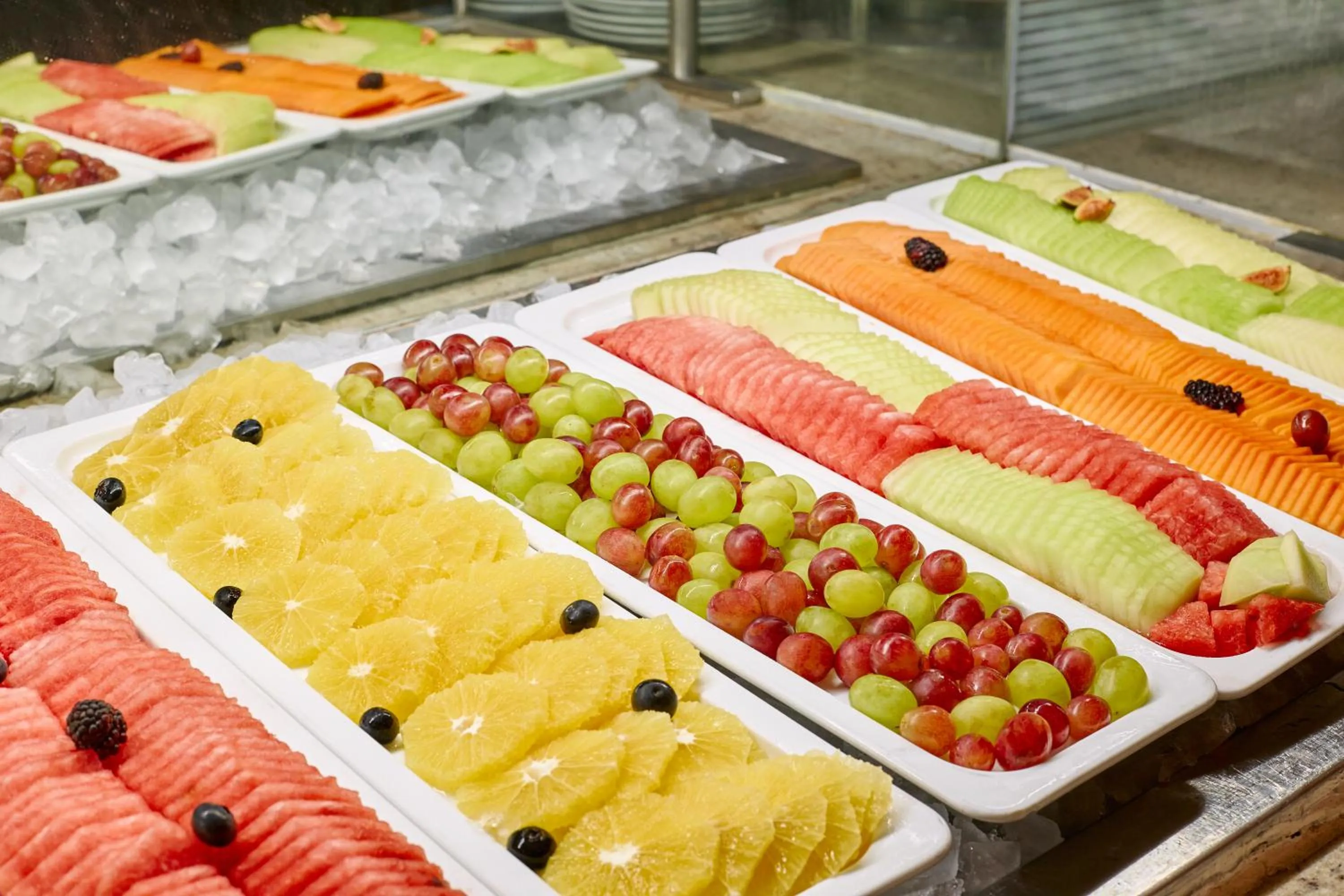 Buffet breakfast in Fiesta Americana Cancun Villas