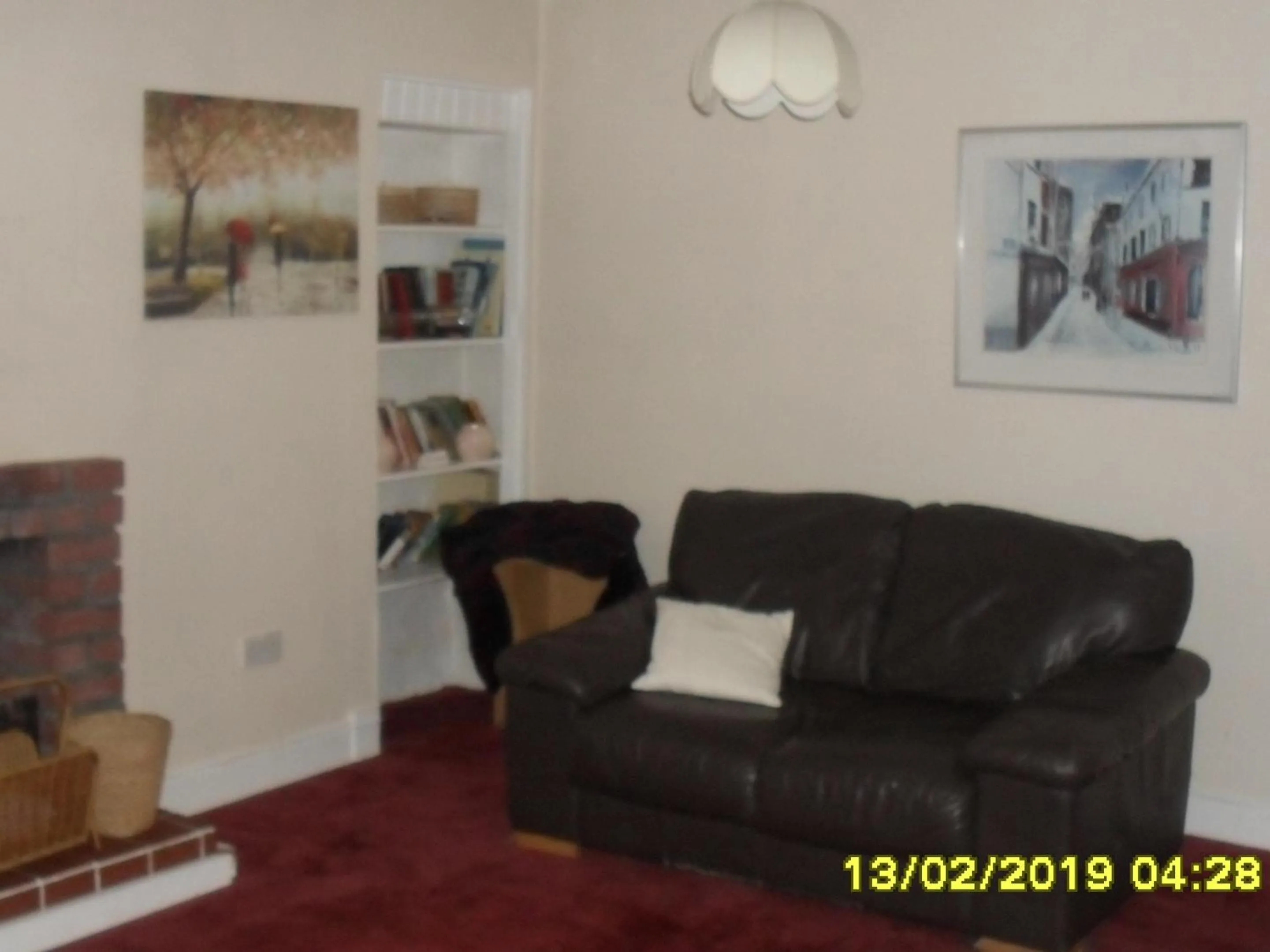 Living room in The Old Library & Lodge
