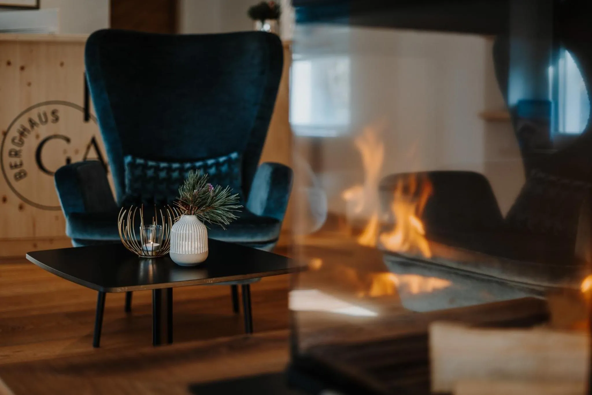 Seating area in Hotel Berghaus Rosengarten