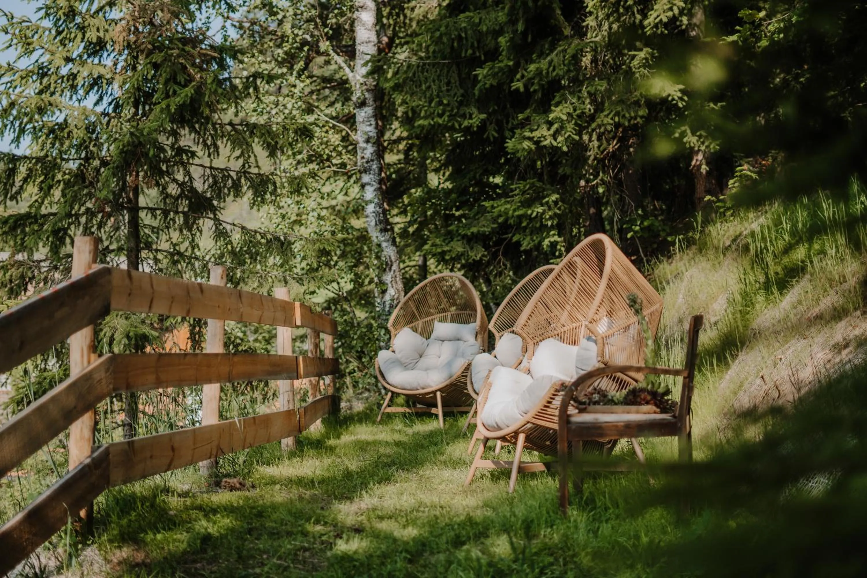 Natural landscape in Hotel Berghaus Rosengarten