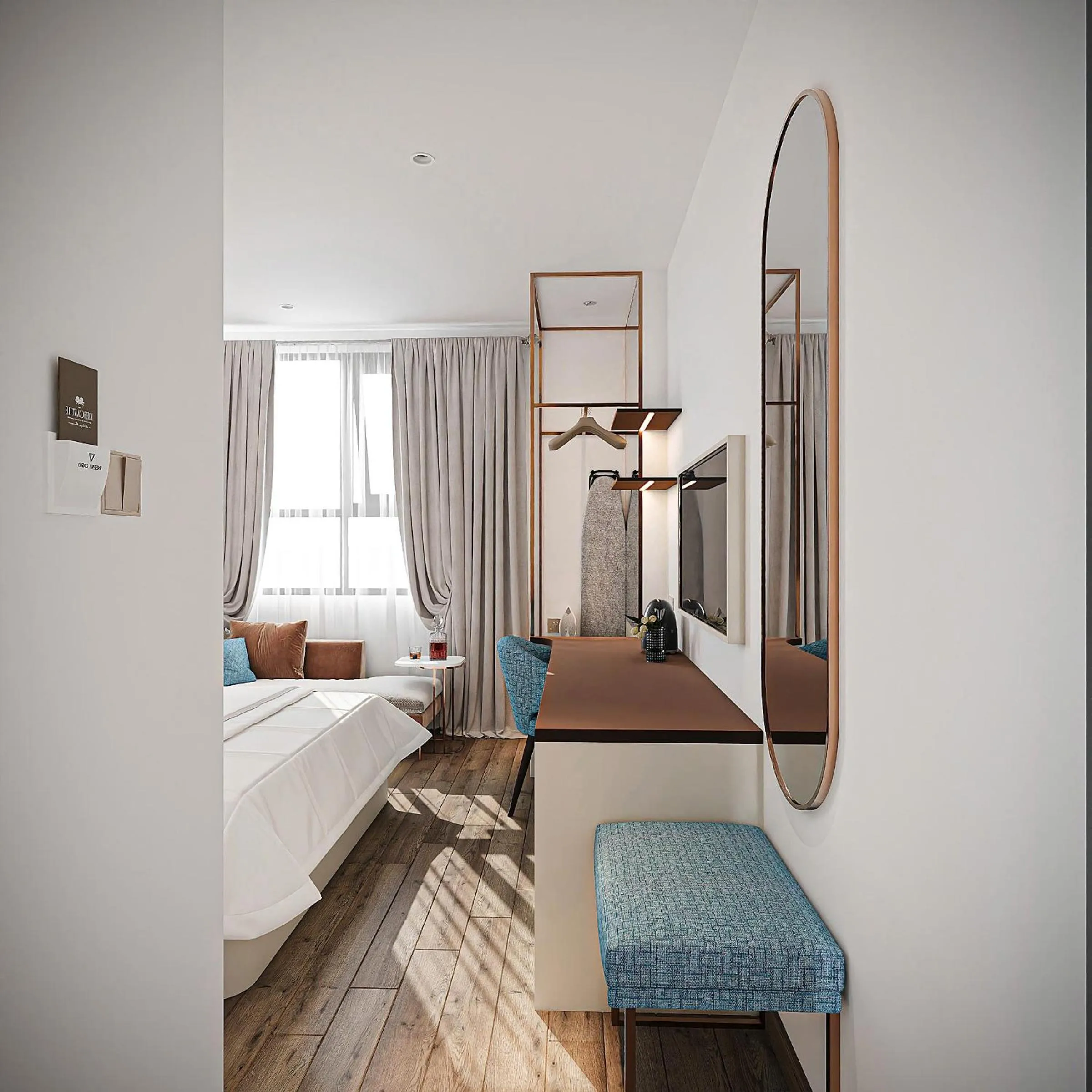 Bed in SG Dilly Hotel